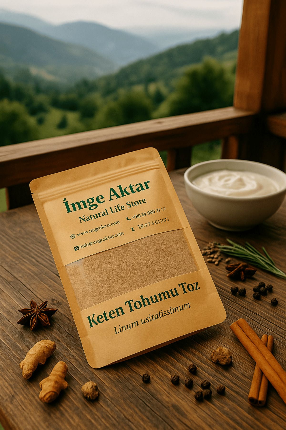 İmge Aktar Keten Tohumu Toz 100g