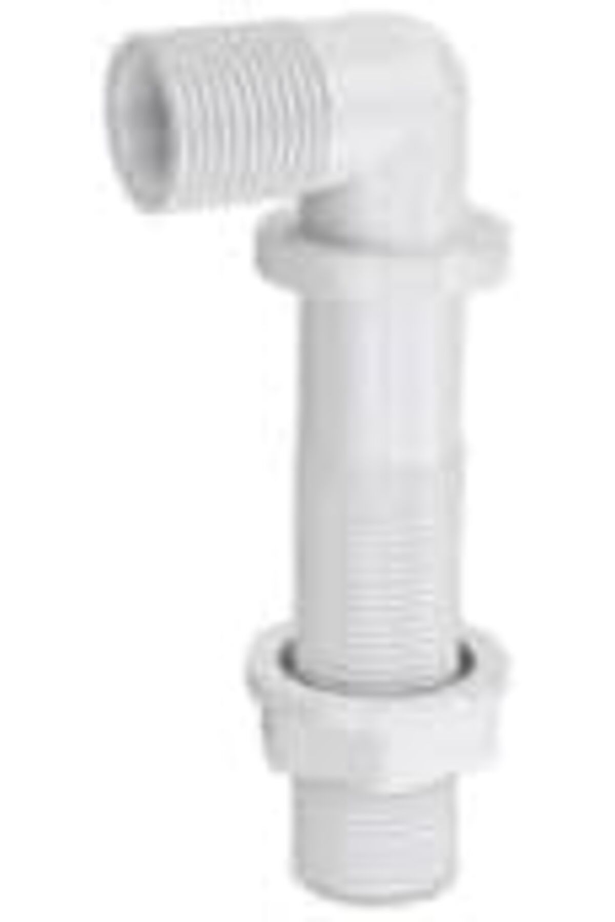 LUXE YAPI Klozet Temiz Su Flex Hortum Baglantı Ara Parça Dirseği Plastik 3/8-2ADET LXSHP 1055529