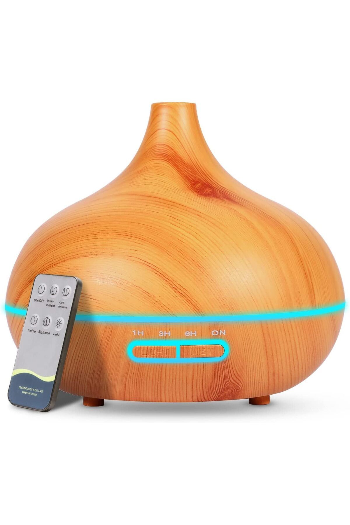 STOREMAX Büyük 500 mL Hava Nemlendirici Ultrasonik Ortam Nemlendirici Oda Nemlendirici Işıklı Buharlı