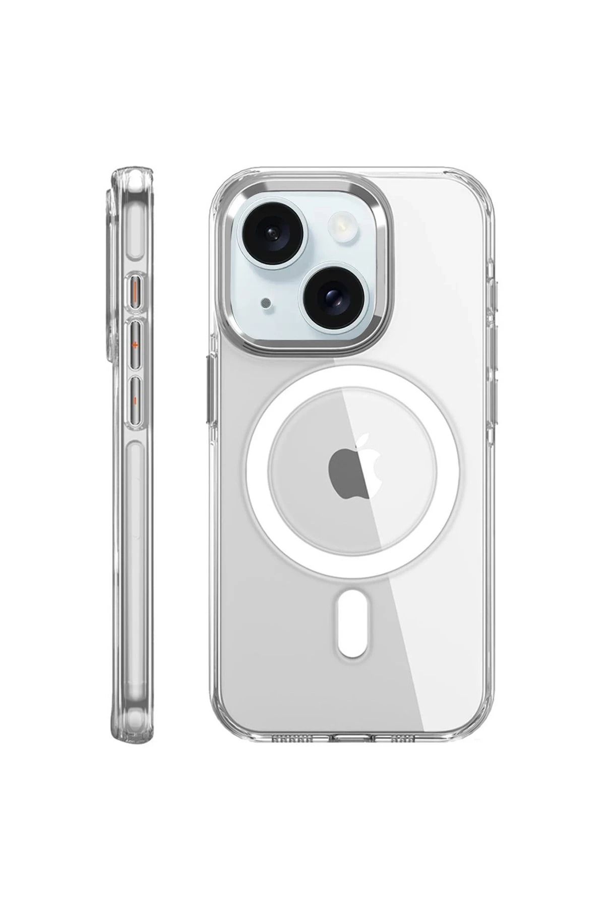 Joko iPhone 15 Pro Kılıf Crystal Magsafe Kapak - Şeffaf SPTGL