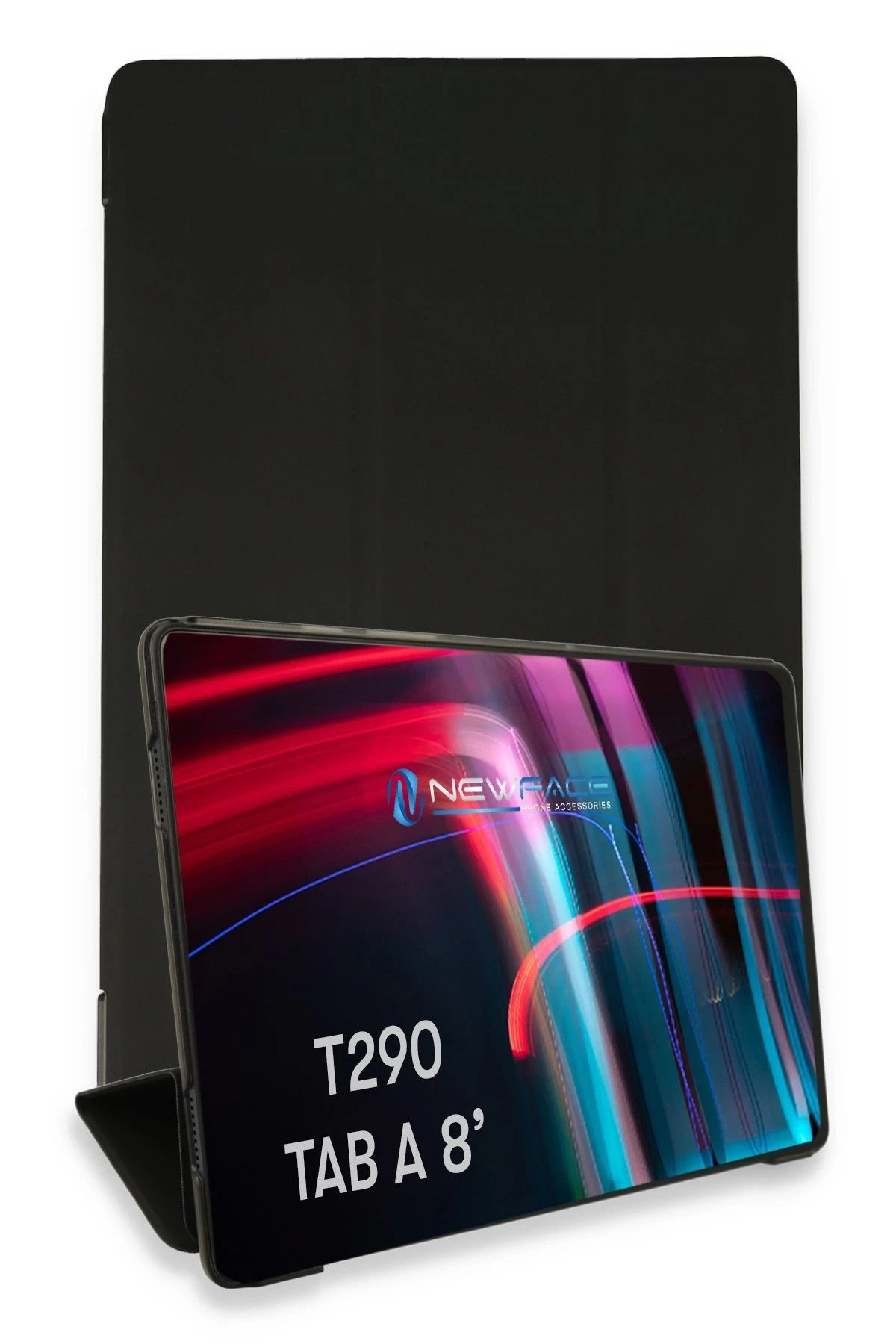 NewFace Samsung Galaxy T290 Tab A 8 Kılıf Tablet Smart Kılıf - Siyah BSTMY