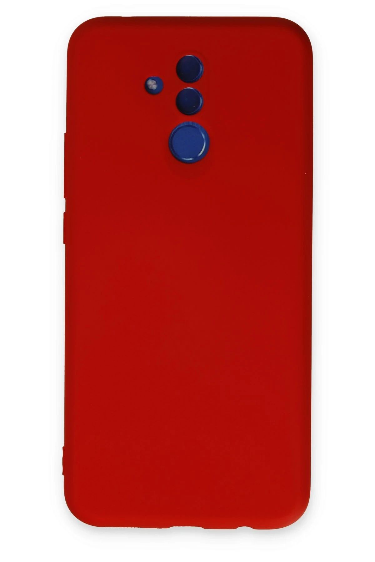 NewFace Huawei Mate 20 Lite Kılıf Nano içi Kadife Silikon - Kırmızı JOJUA