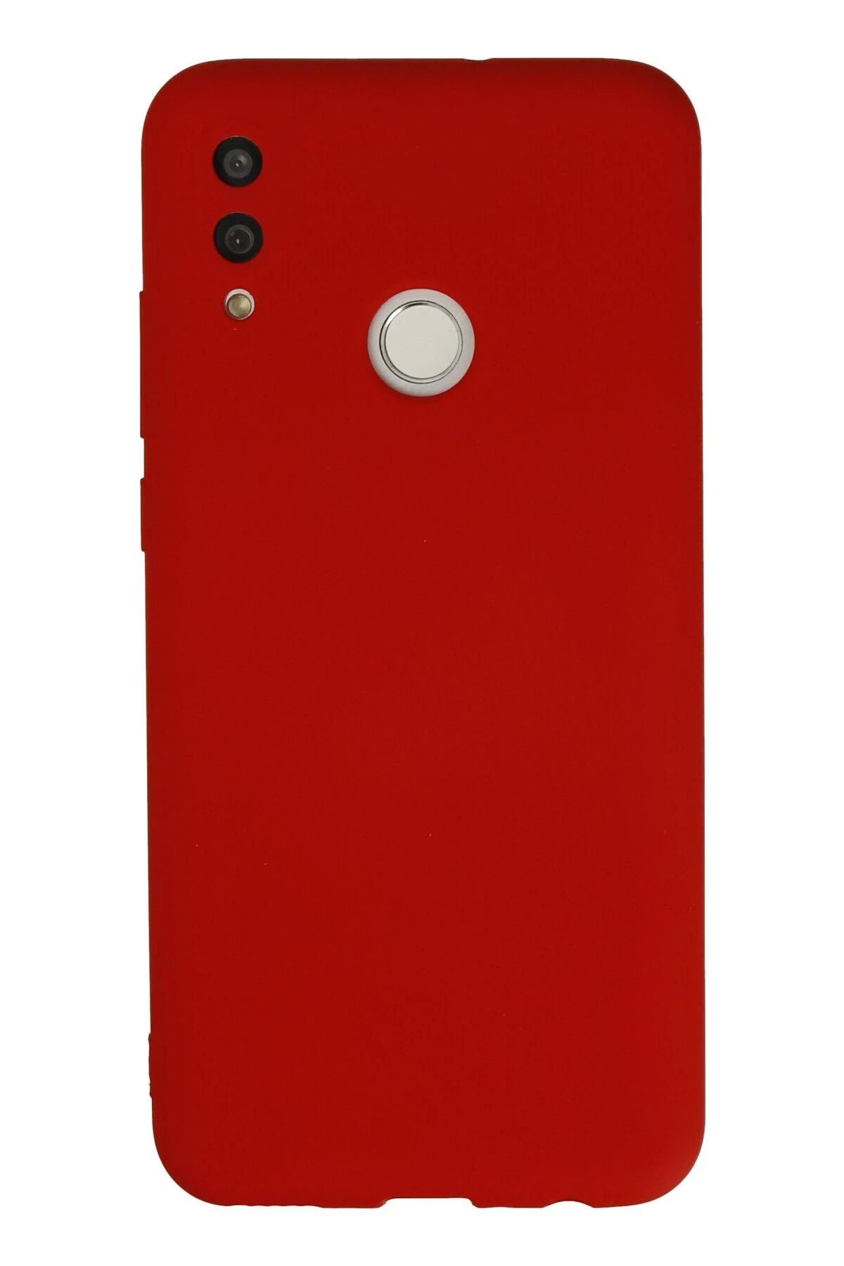 NewFace Huawei P Smart 2019 Uyumlu Kılıf Nano içi Kadife Silikon - Kırmızı