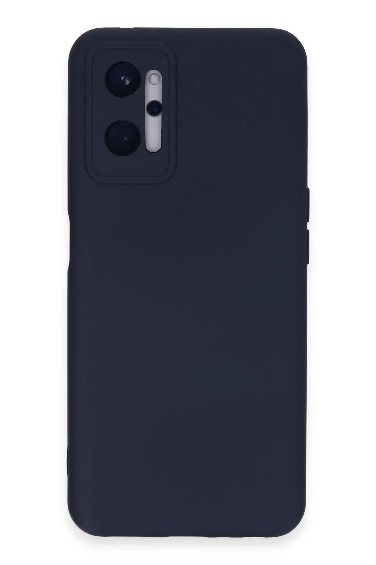 NewFace Realme 9i 4G Uyumlu Kılıf Nano içi Kadife Silikon - Lacivert INSLM