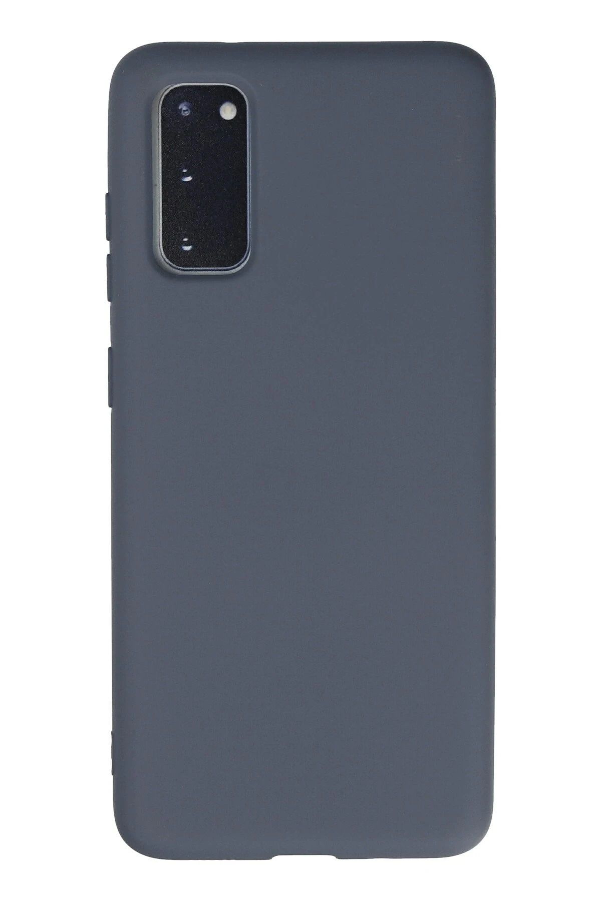NewFace Galaxy S20 Kılıf Uyumlu içi Kadife Silikon - Gri JOJUA