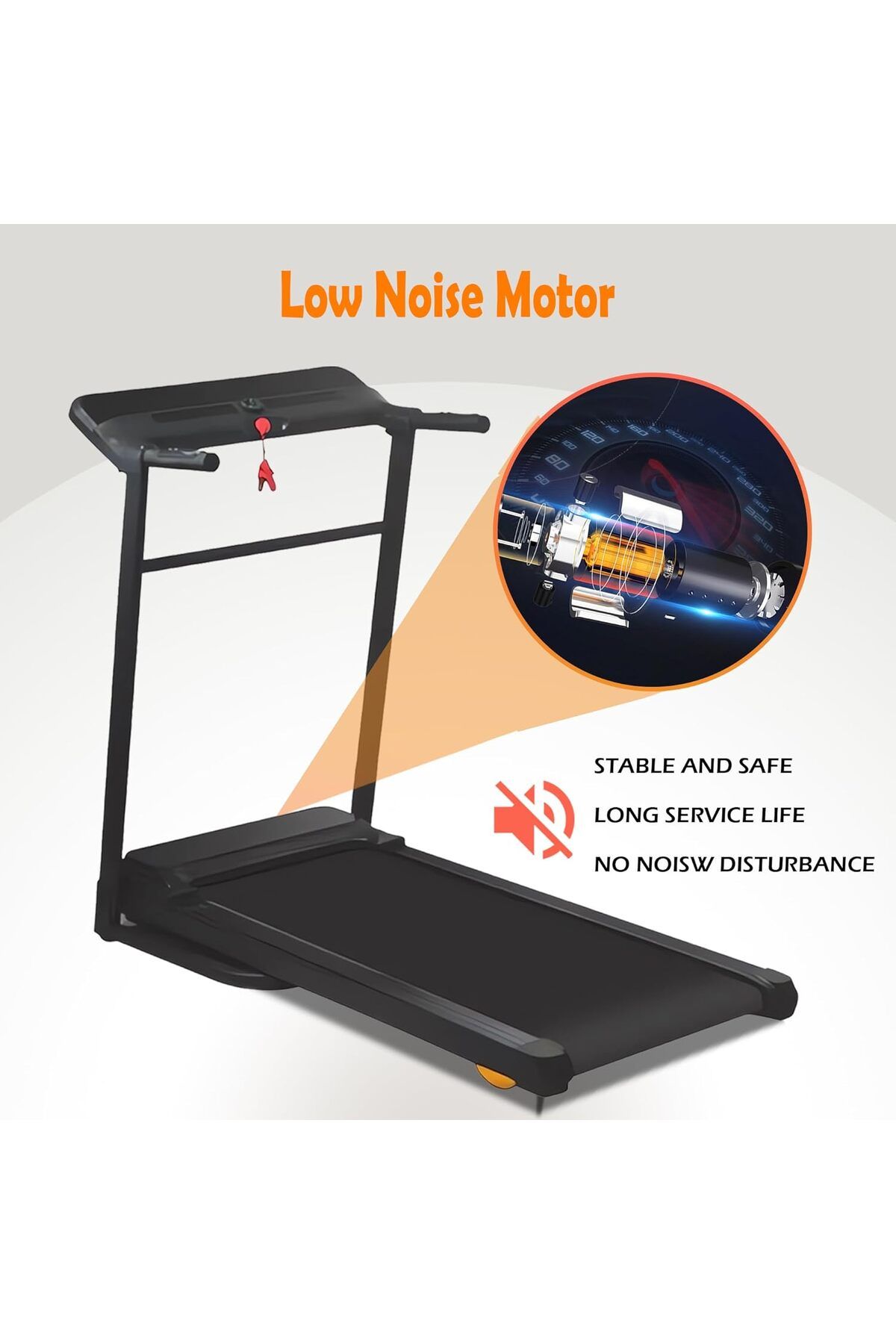 MASTON-Treadmill Mst-t150 Home Foldable Treadmill Large Touch Led Screen Shuttle Rotation Button 6