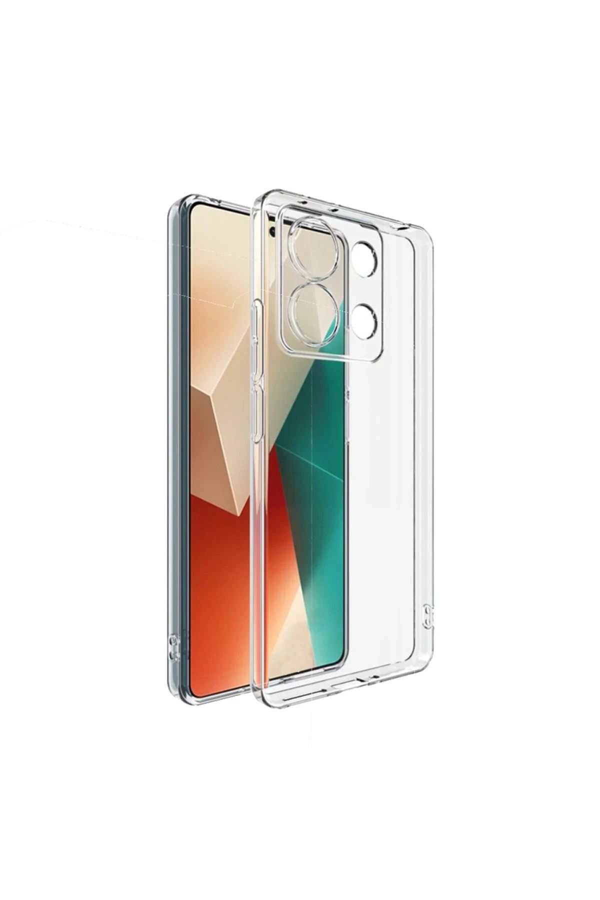 NewFace Xiaomi Redmi Note 13 4G Kılıf Lüx Şeffaf Silikon INSLM