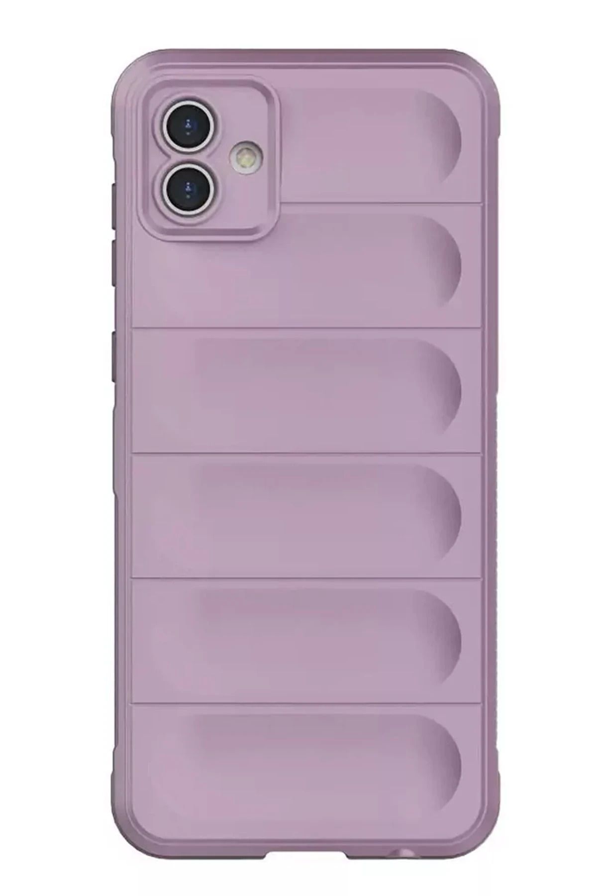 NewFace Galaxy A05 uyumlu Kılıf Optimum Silikon - Mor HNZRN