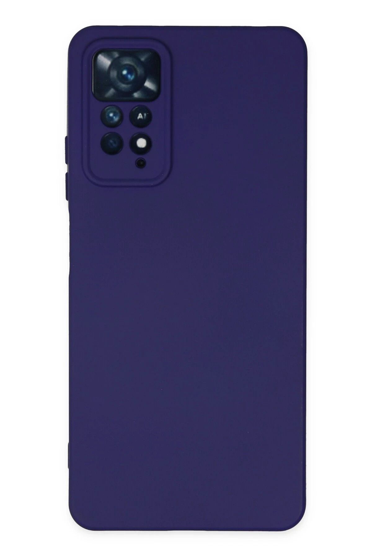 NewFace Xiaomi Redmi Note 11 Pro Uyumlu Kılıf Nano içi Kadife Silikon - Mor INSLM