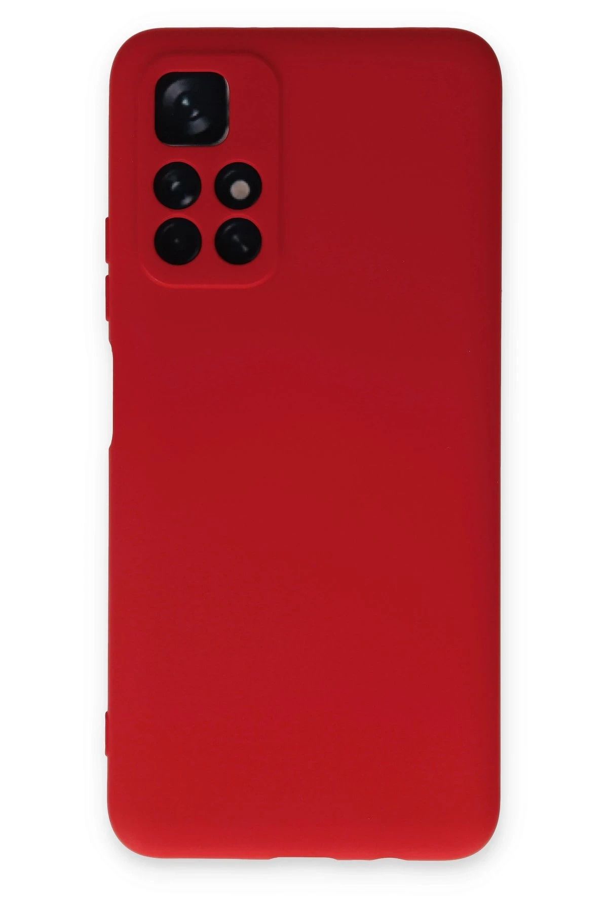 NewFace Xiaomi Redmi Note 11T Kılıf Nano içi Kadife Silikon - Kırmızı YNSMR