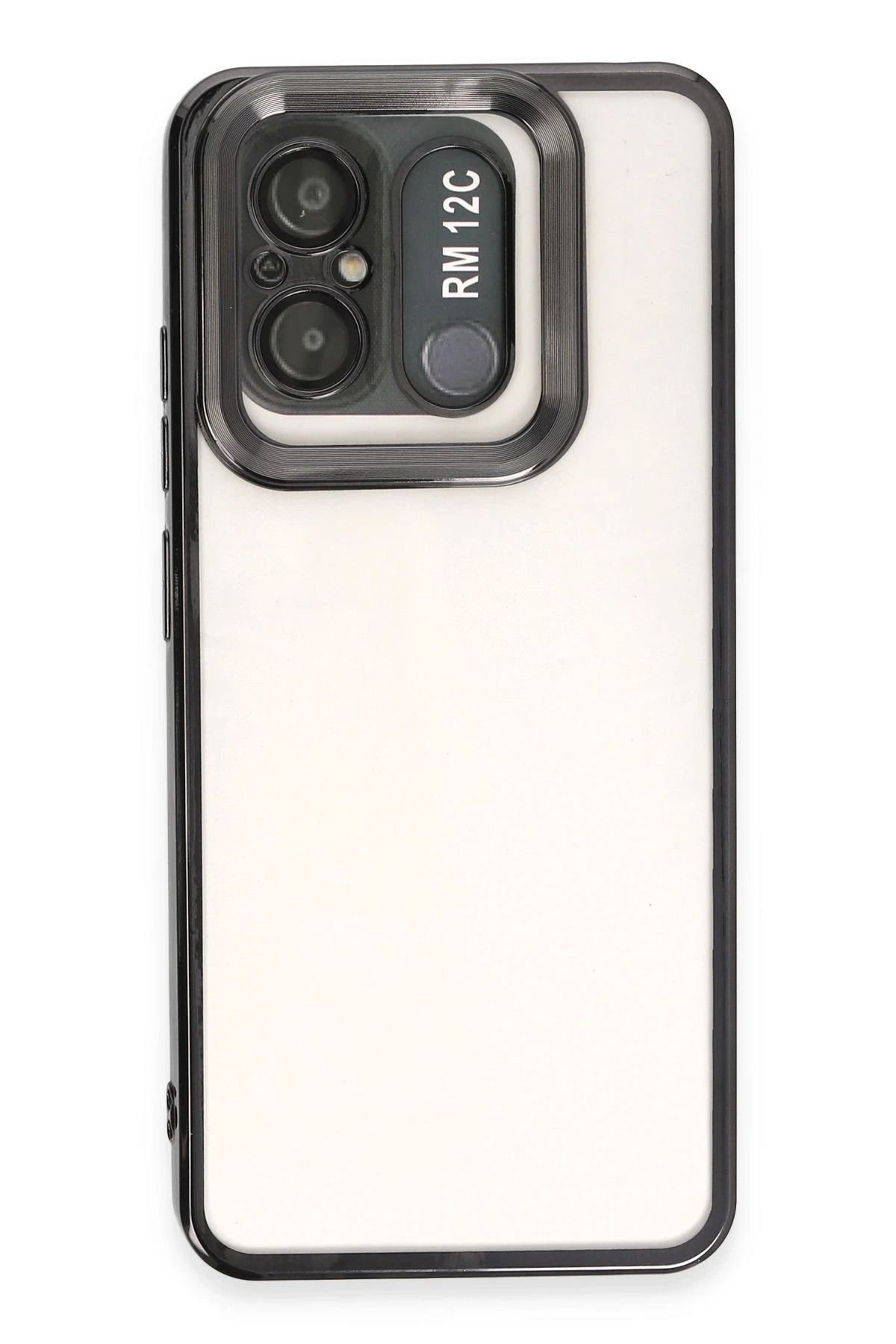 NewFace Xiaomi Redmi 12C Kılıf Slot Silikon - Siyah JOJUA