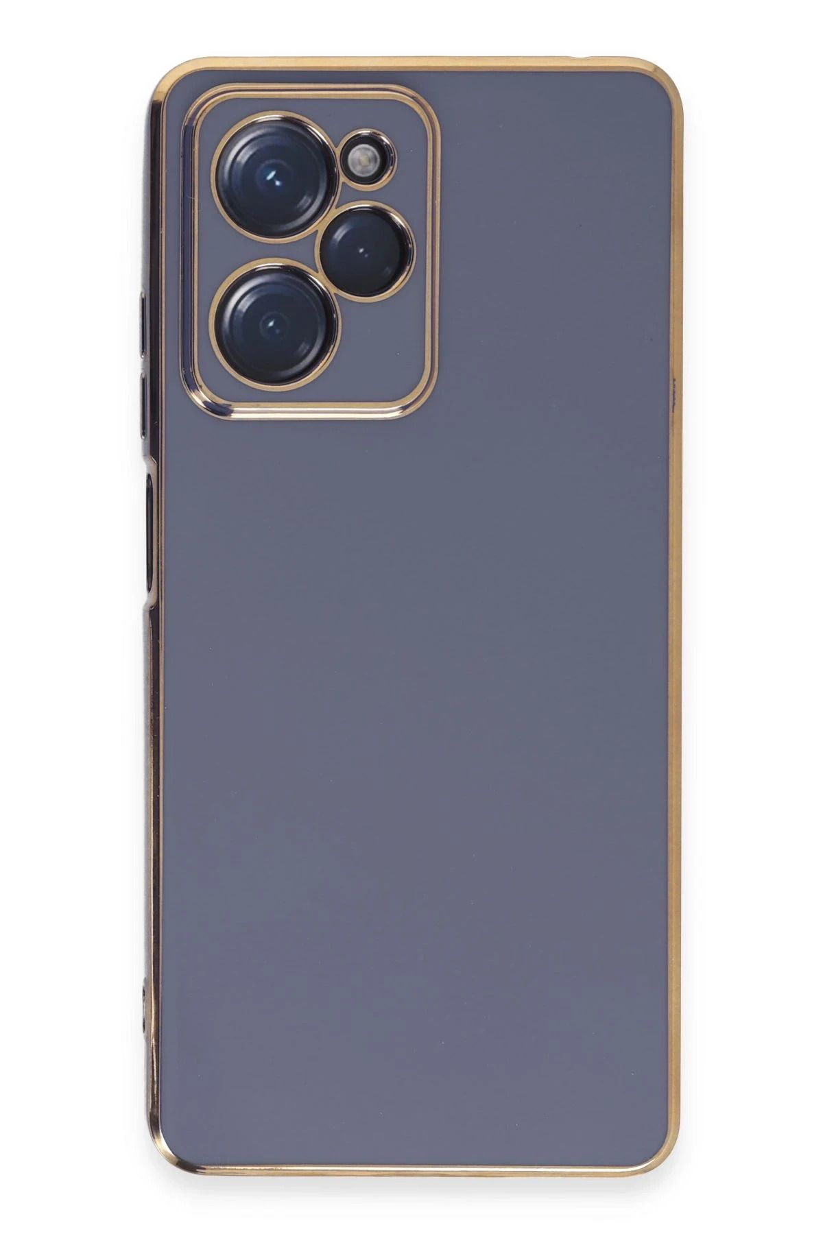 NewFace Xiaomi Poco X5 Pro 5G Kılıf Volet Silikon - Mavi BSTMY