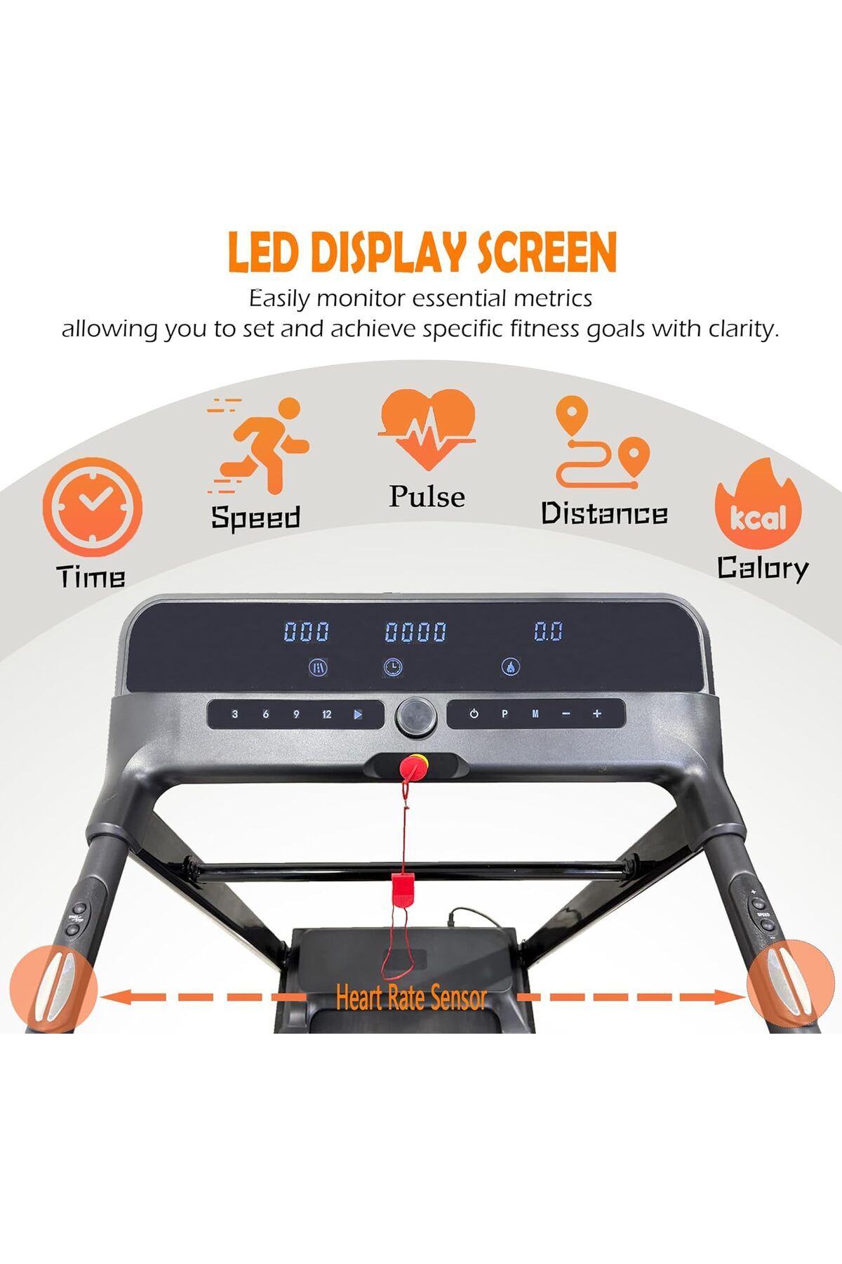 MASTON-Treadmill Mst-t150 Home Foldable Treadmill Large Touch Led Screen Shuttle Rotation Button 3