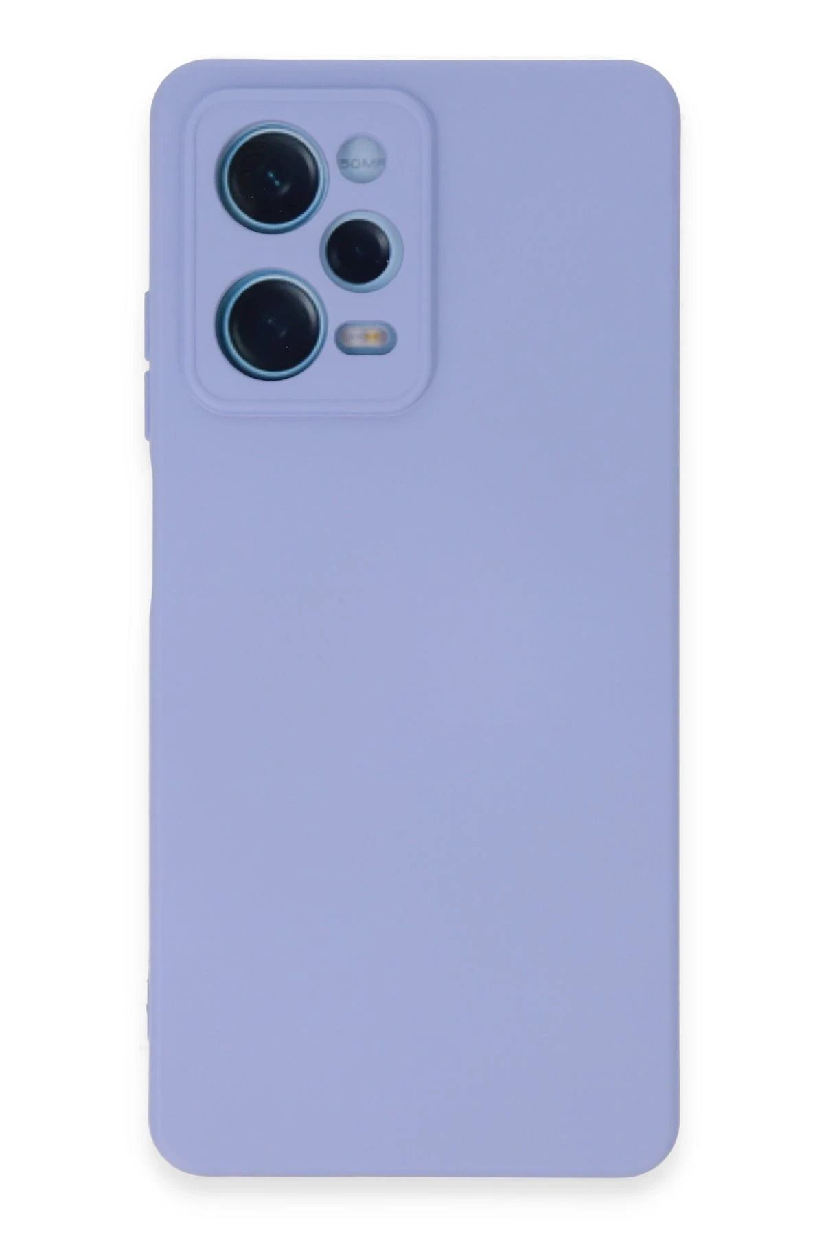 NewFace Xiaomi Redmi Note 12 Pro 5G Uyumlu Kılıf Nano içi Kadife Silikon - Lila HNZRN