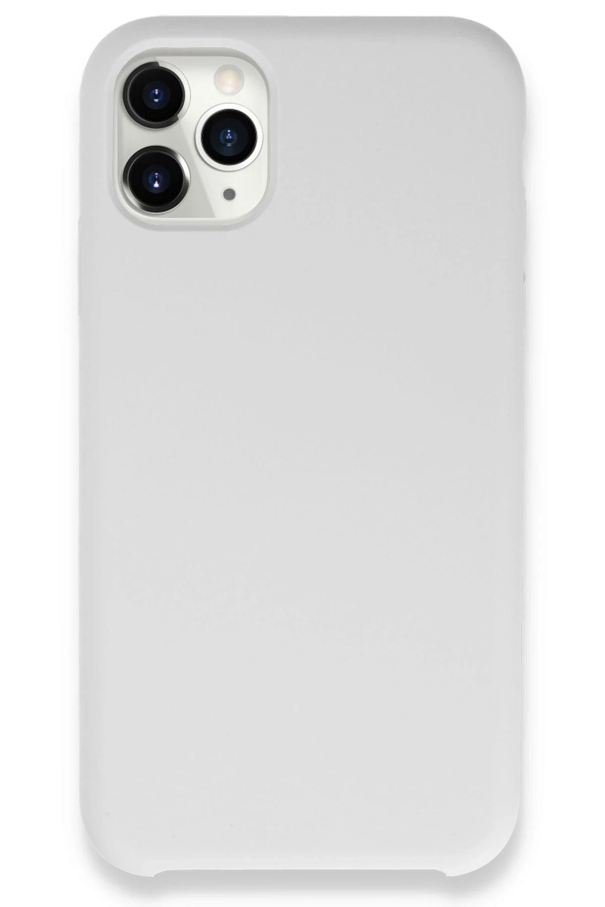 NewFace iPhone 11 Pro Max Kılıf Lansman Legant Silikon - Beyaz HNZRN
