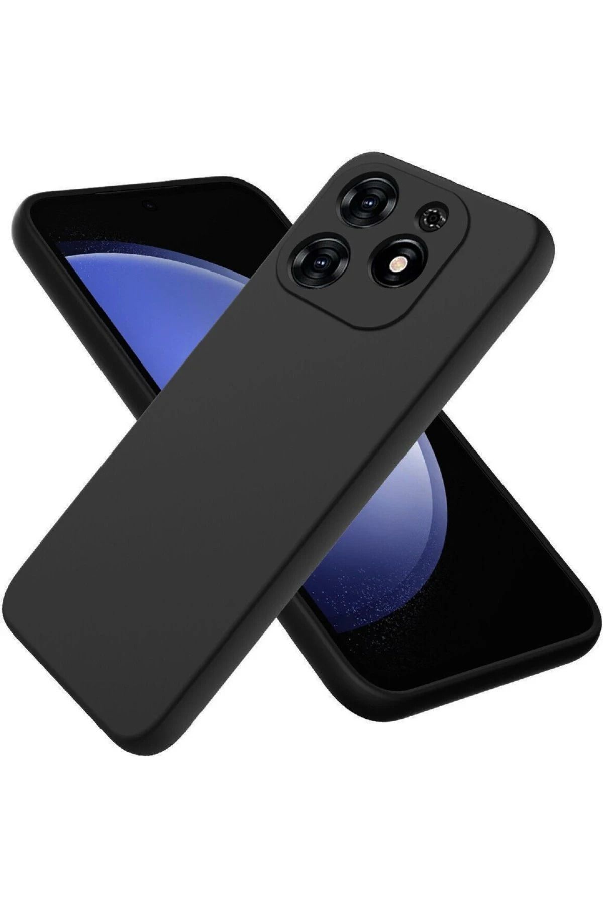 NewFace Tecno Spark Go 2024 Kılıf First Silikon - Siyah YNSMR