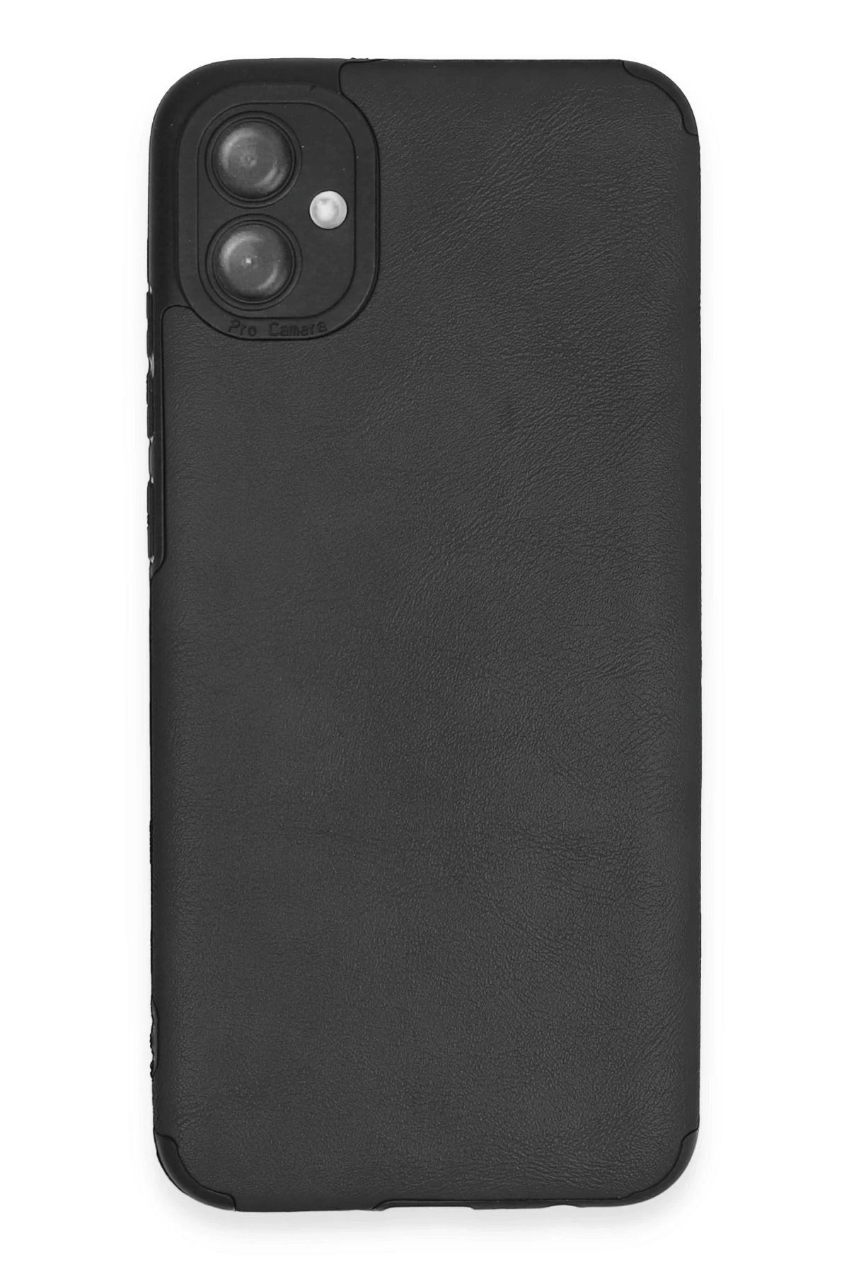 NewFace Samsung Galaxy A04E Kılıf Loop Deri Silikon - Siyah BSTMY