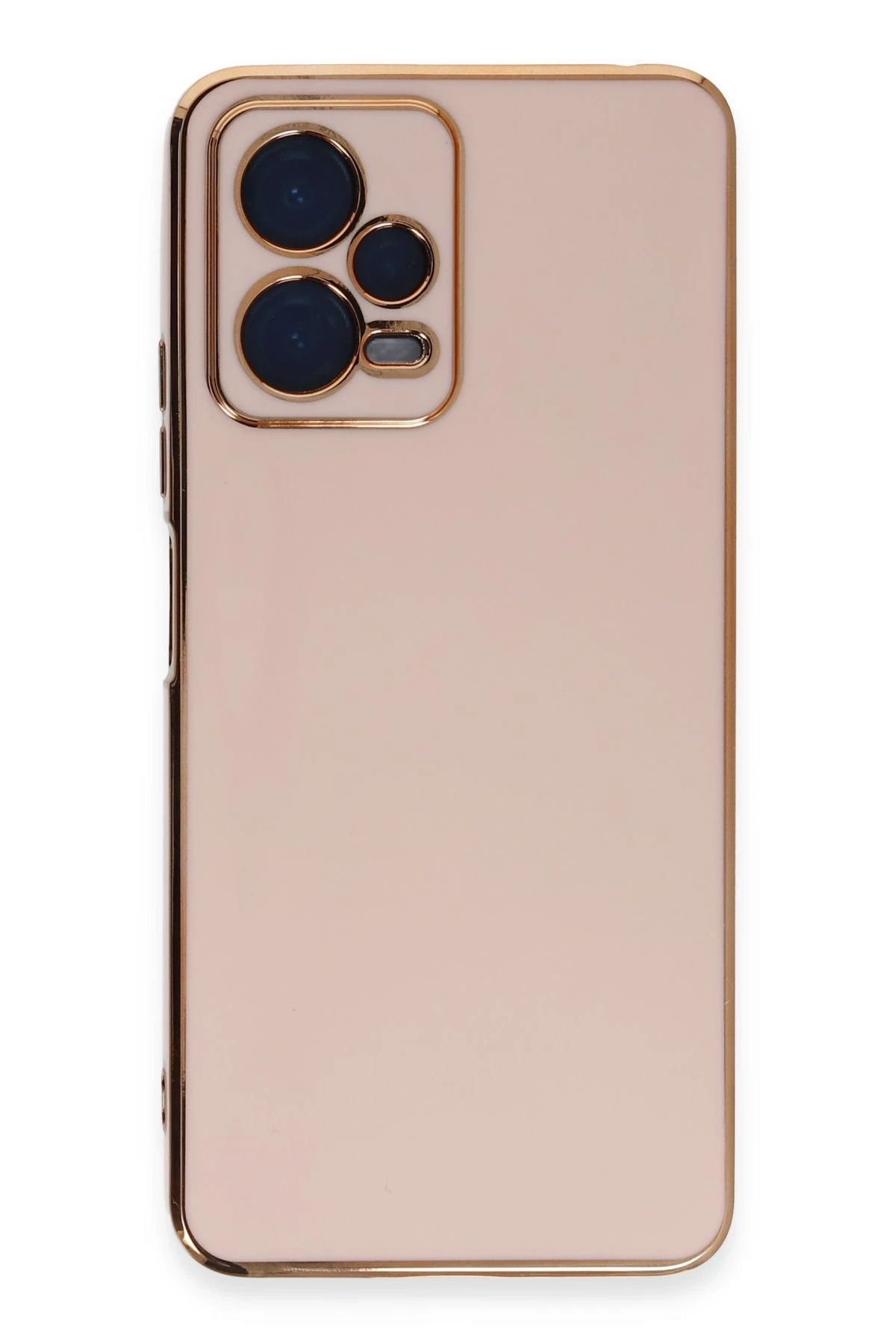 NewFace Xiaomi Poco X5 5G Kılıf Volet Silikon - Pembe BSTMY
