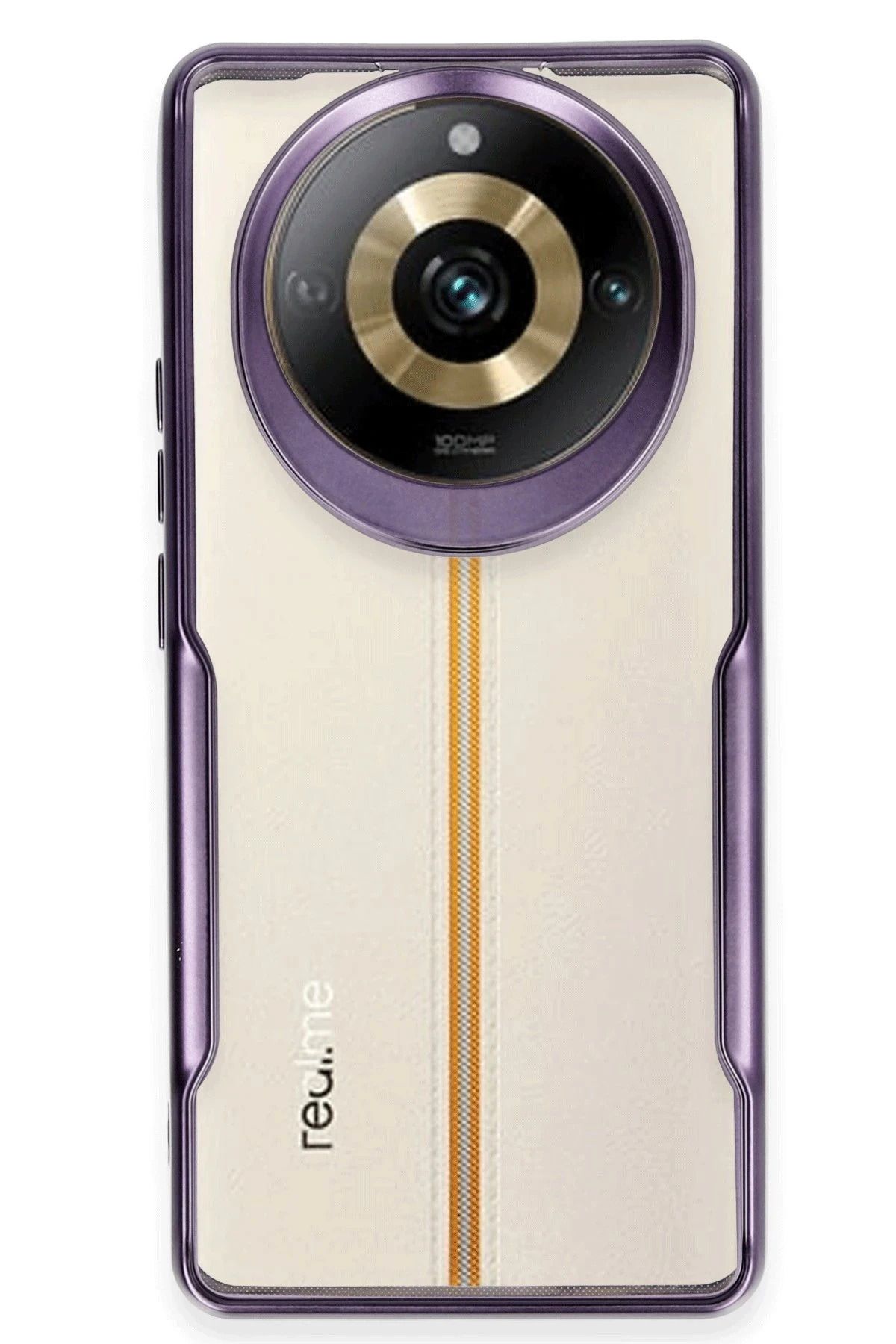 NewFace Realme 11 Pro Kılıf Boyi Silikon Kapak - Derin Mor HNZRN