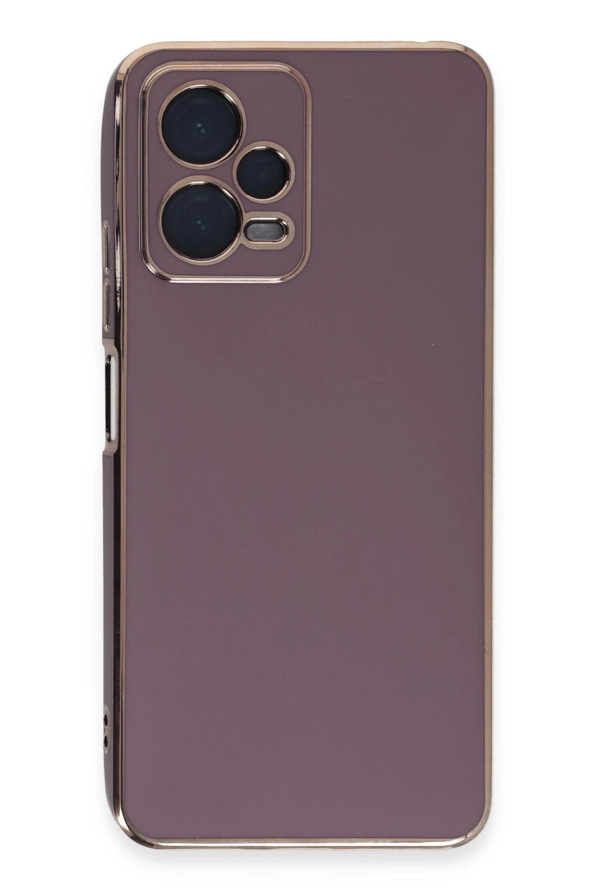 NewFace Xiaomi Poco X5 5G Kılıf Volet Silikon - Mor BSTMY