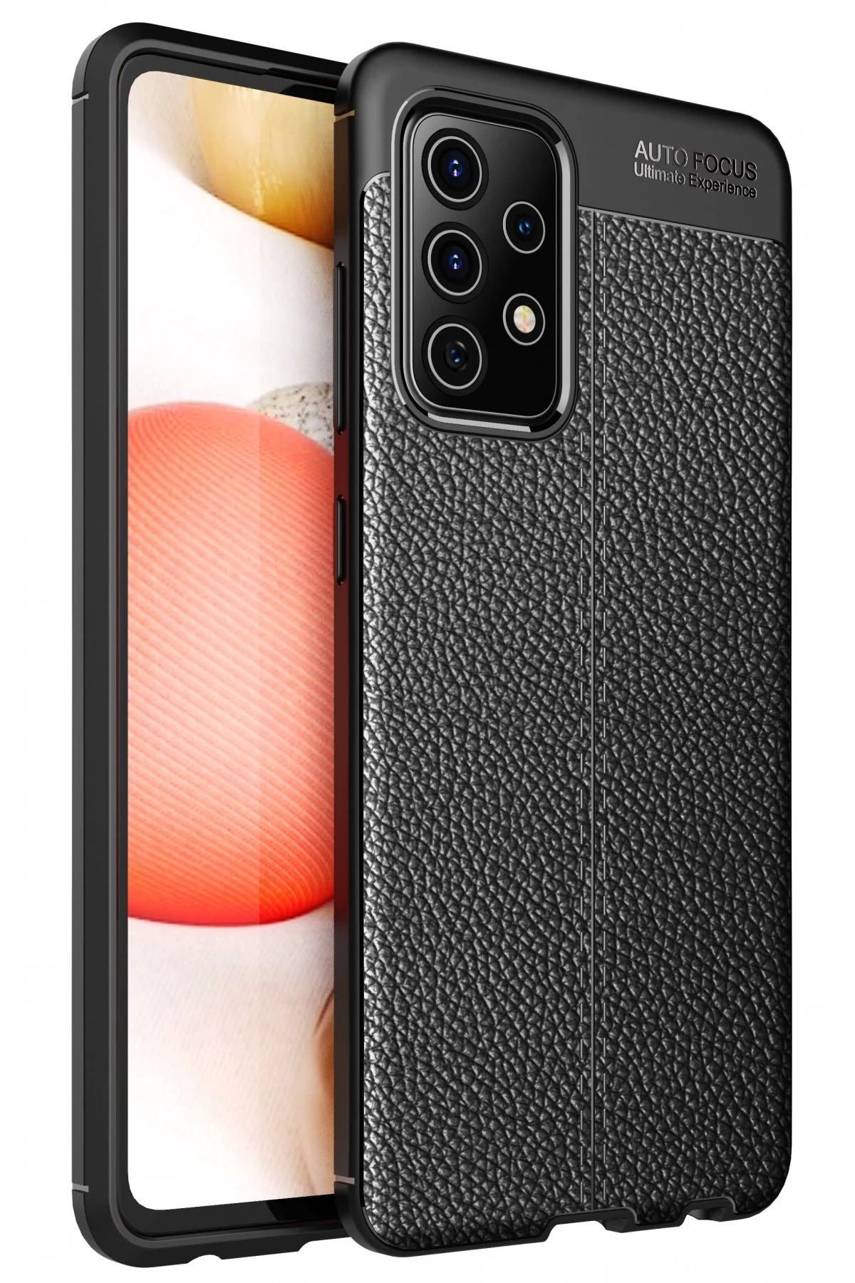 NewFace Samsung Galaxy A52 Kılıf Auto Focus Kapak - Siyah NRMSA