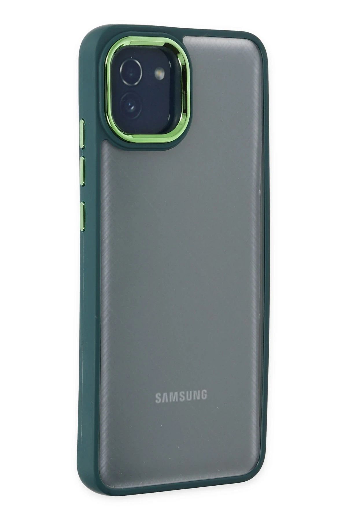 NewFace Samsung Galaxy A03 Kılıf Dora Kapak - Haki Yeşil HNZRN