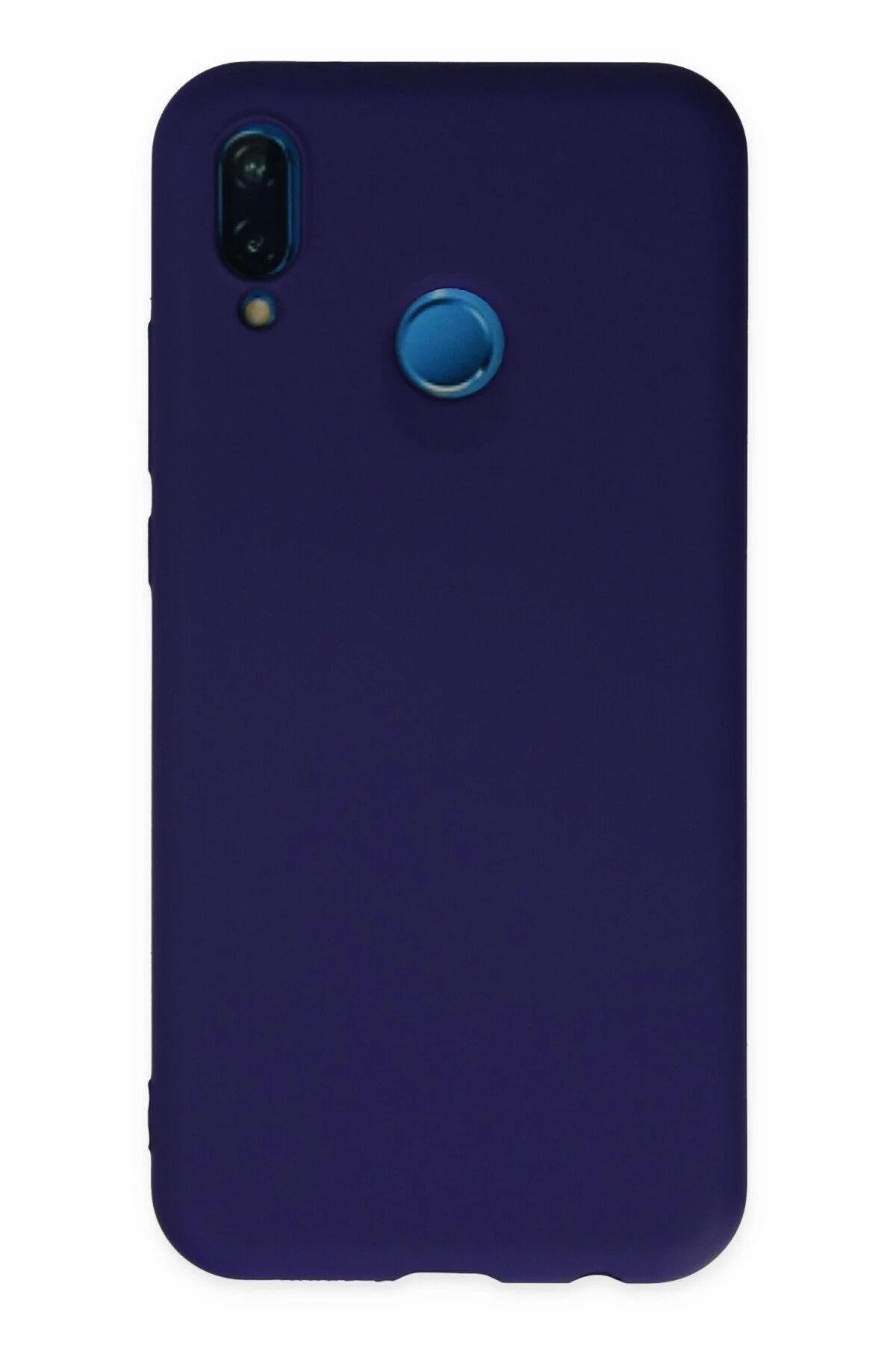 NewFace Huawei P20 Lite Kılıf Nano içi Kadife Silikon - Mor JOJUA