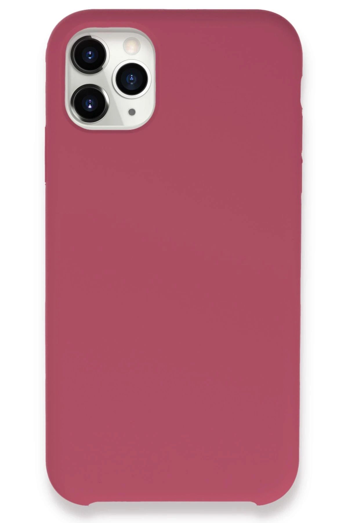 NewFace iPhone 11 Pro Kılıf Lansman Legant Silikon - Fuşya HNZRN