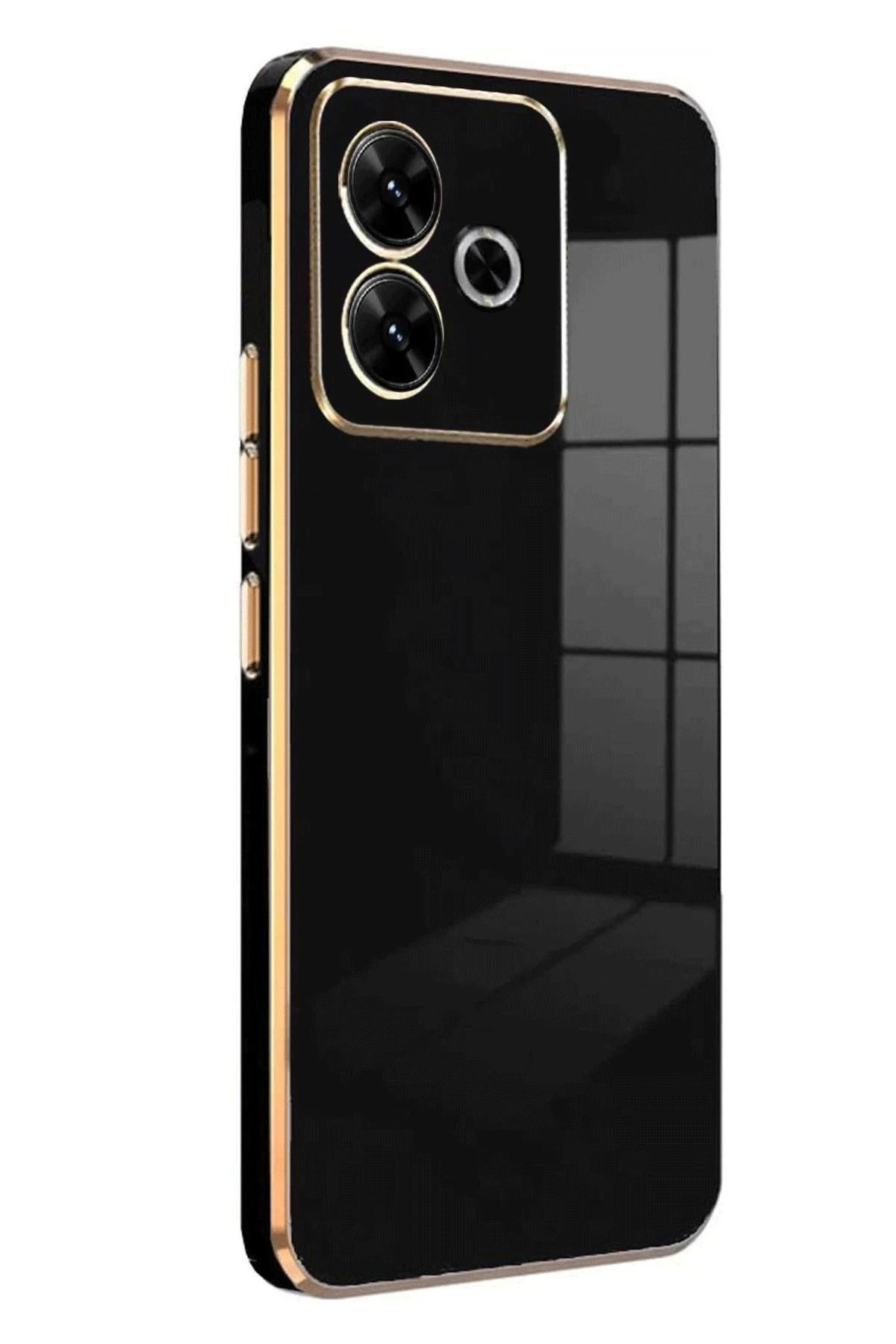 NewFace Xiaomi Redmi 13 4G Kılıf Volet Silikon - Siyah HNZRN
