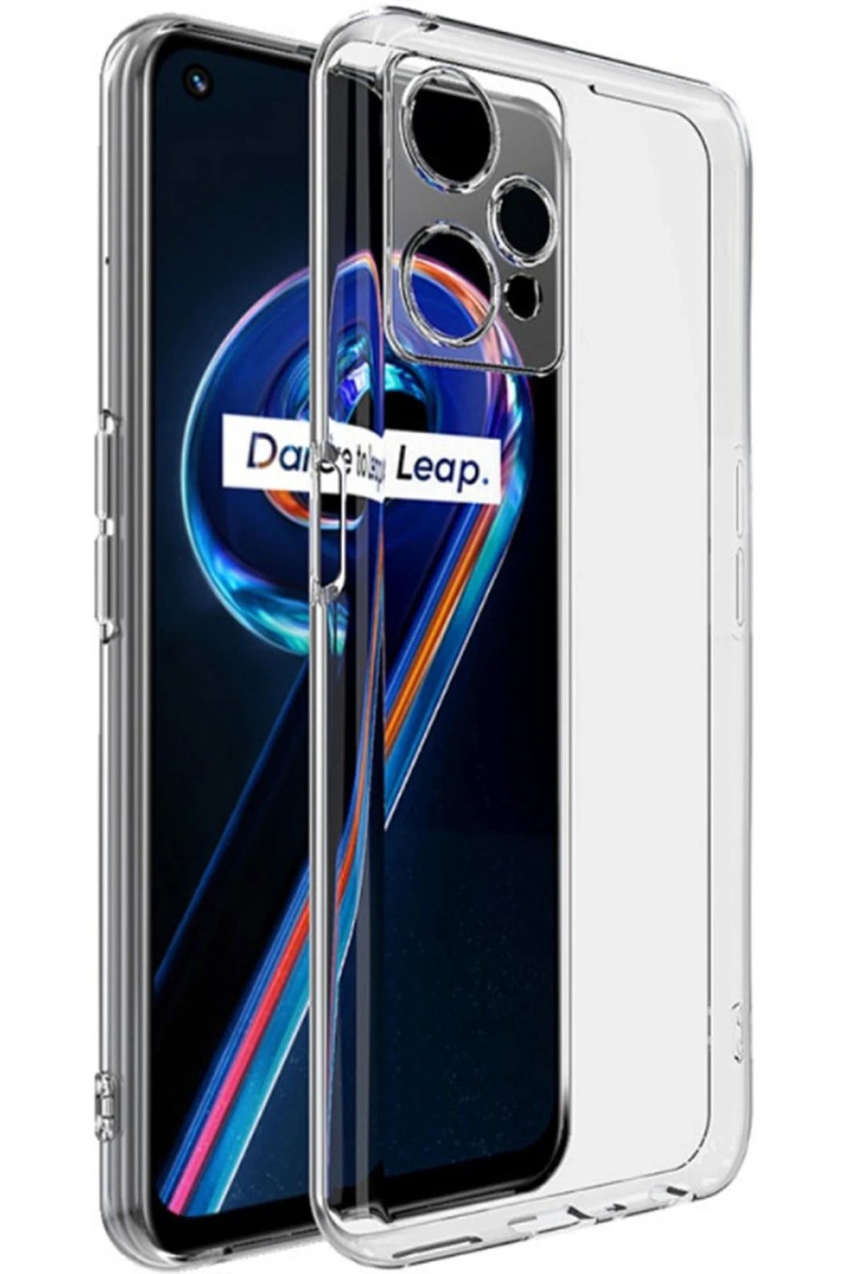 NewFace Realme 9 Pro 5G Kılıf Lüx Şeffaf Silikon JOJUA