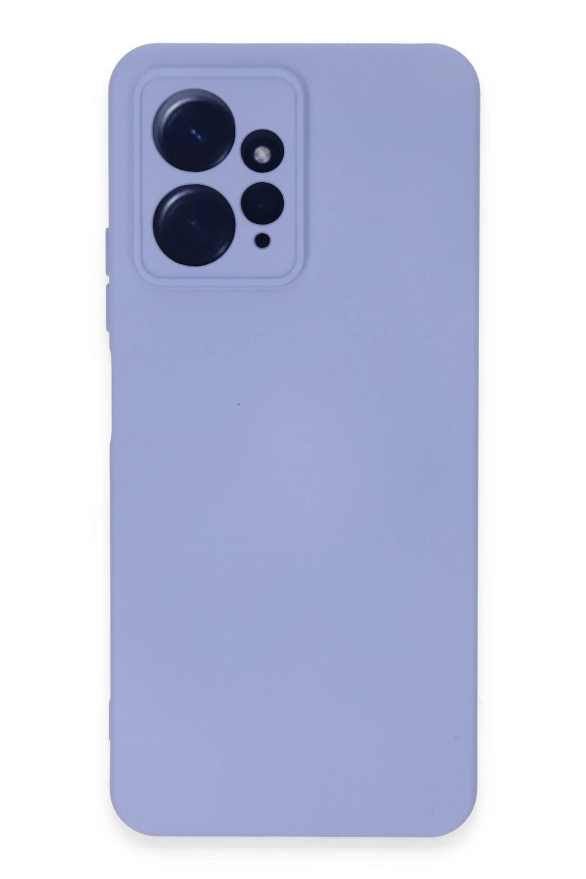 NewFace Xiaomi Redmi Note 12 Uyumlu  4G Kılıf Nano içi Kadife Silikon - Lila HNZRN