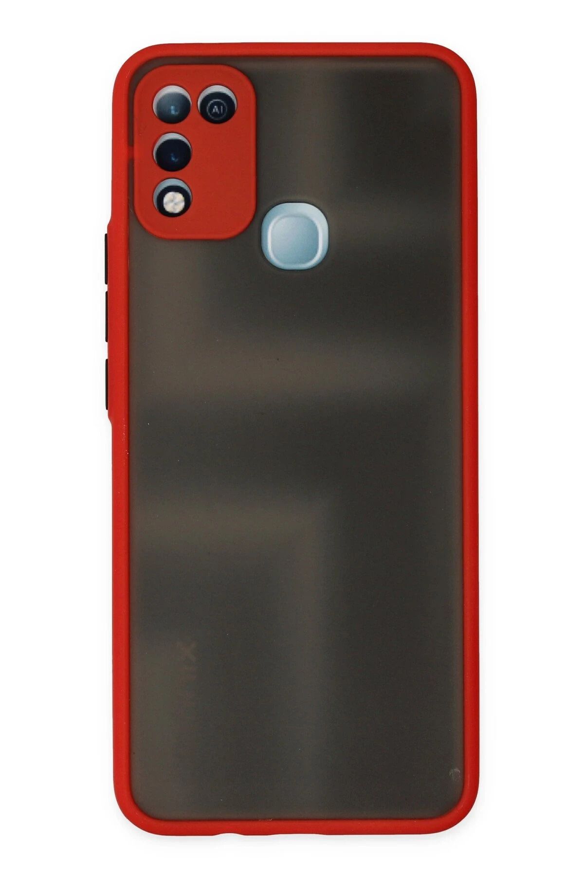 NewFace İnfinix Hot 10 Play Kılıf Montreal Silikon Kapak - Kırmızı BSTMY