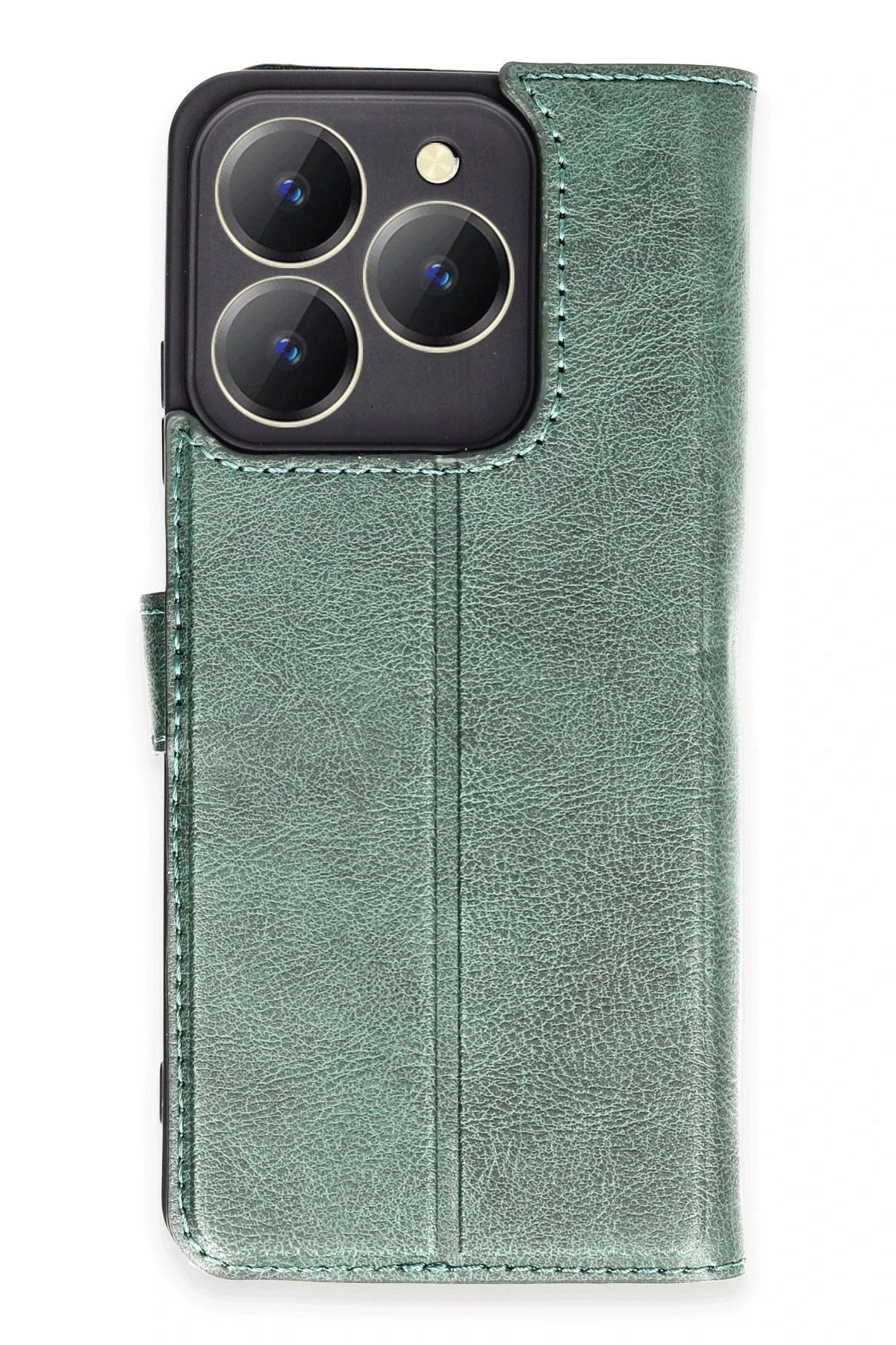 NewFace Realme C63 Kılıf Trend S Plus Kapaklı Kılıf - Yeşil JOJUA