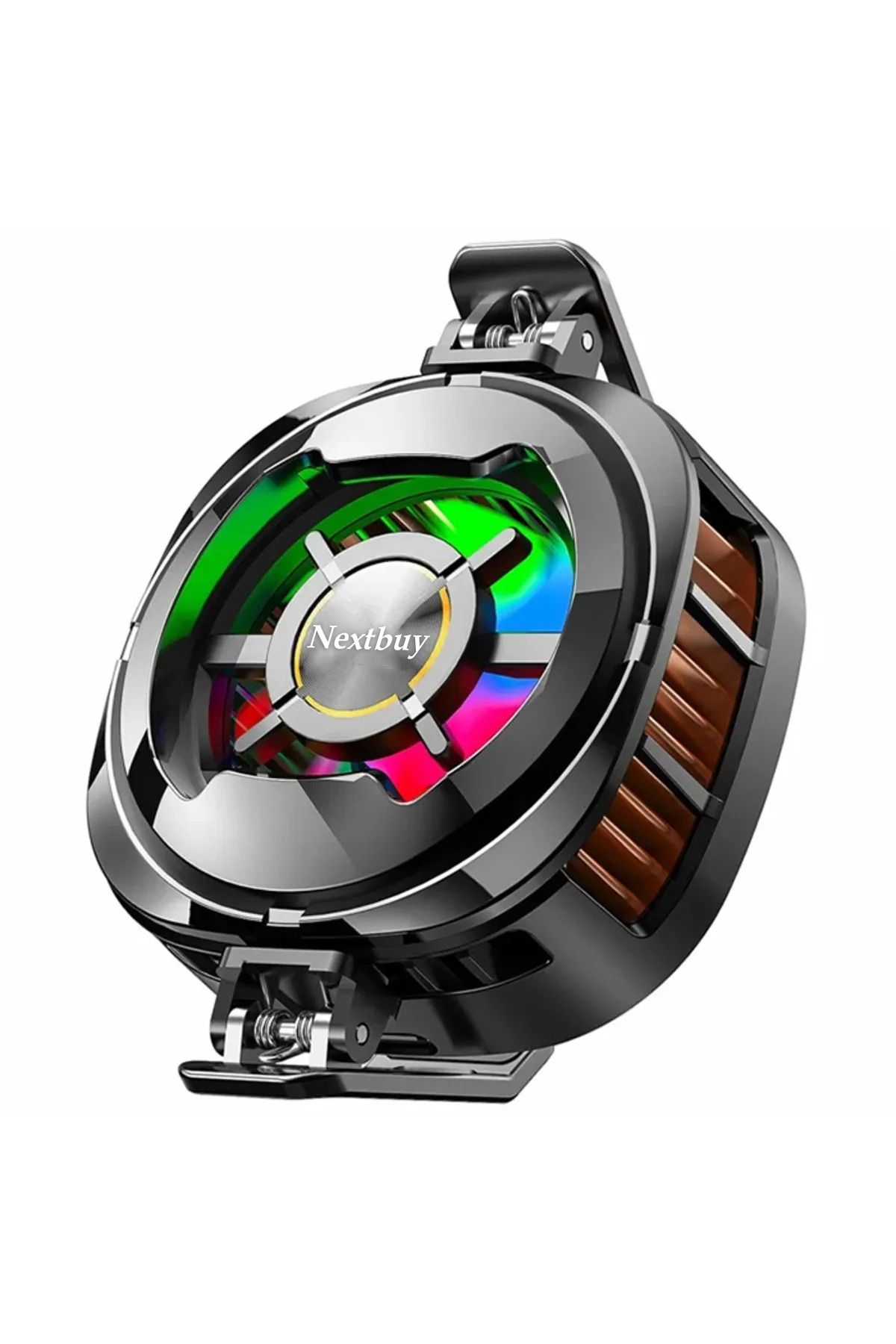 nextbuy CX06 2in1 Manyetik ve Klipsli 15W İletken Soğutma Fanı | iOS Android Uyumlu Radyatör - Siyah