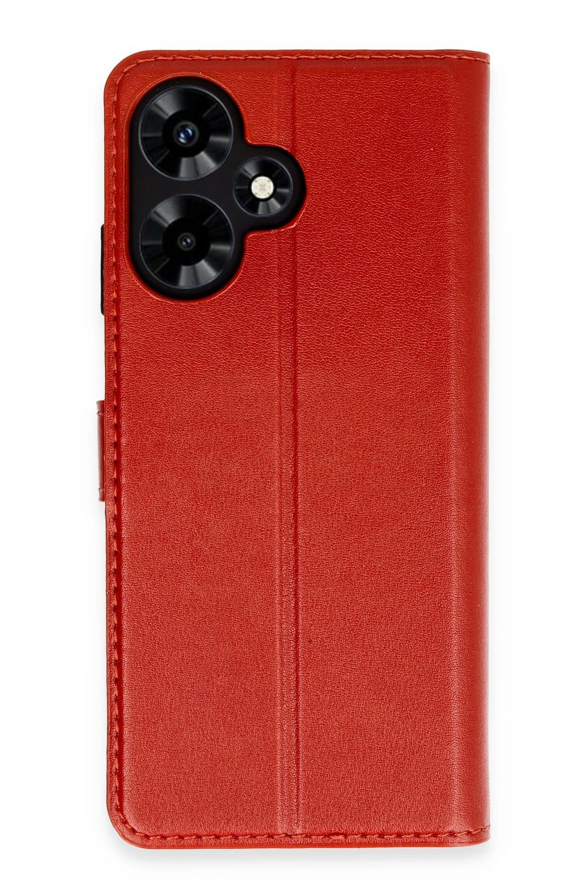 NewFace İnfinix Hot 30 4G Kılıf Trend S Plus Kapaklı Kılıf - Kırmızı YNSMR