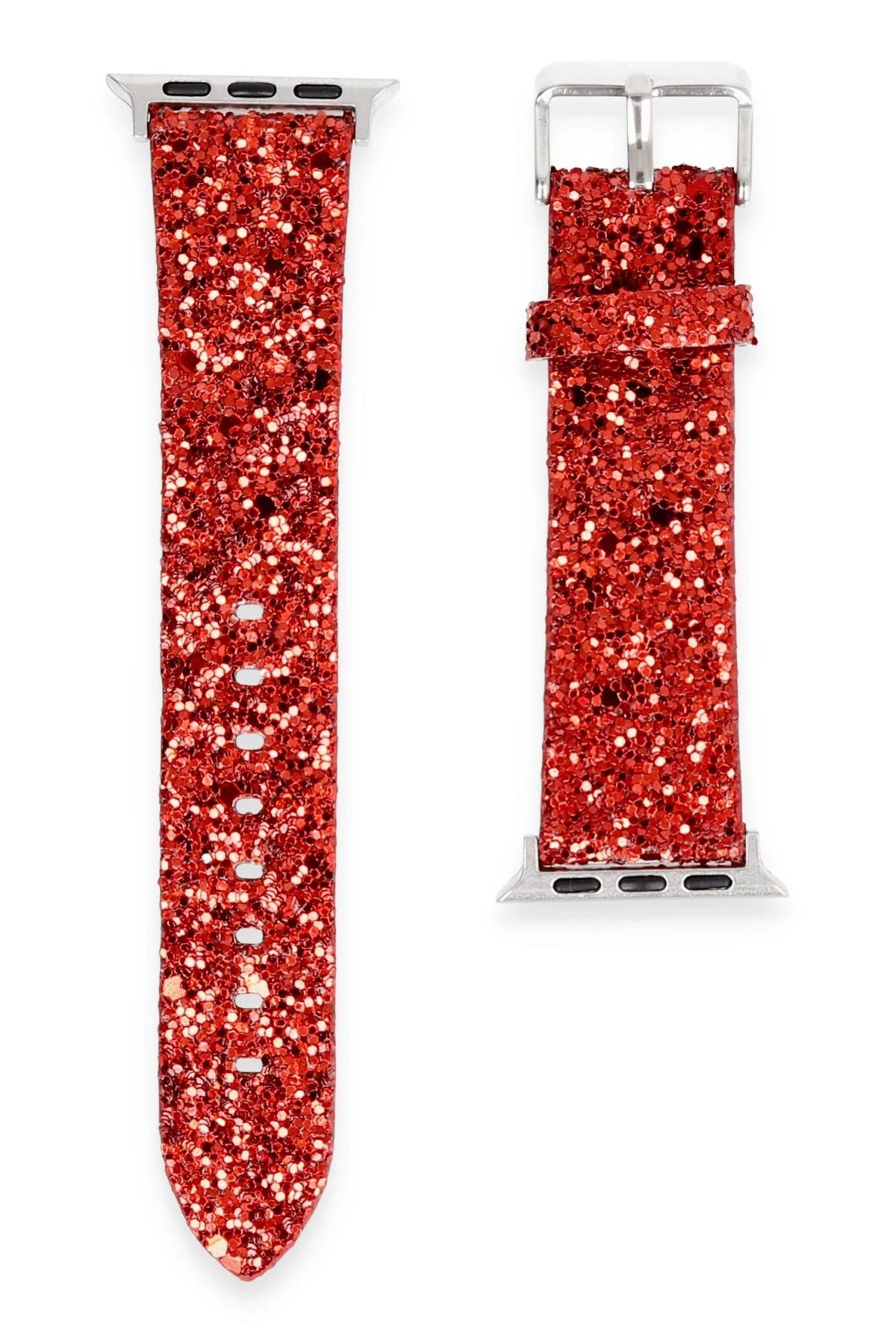 NewFace Apple Watch 38mm Starry Taşlı Kordon - Kırmızı BSTMY