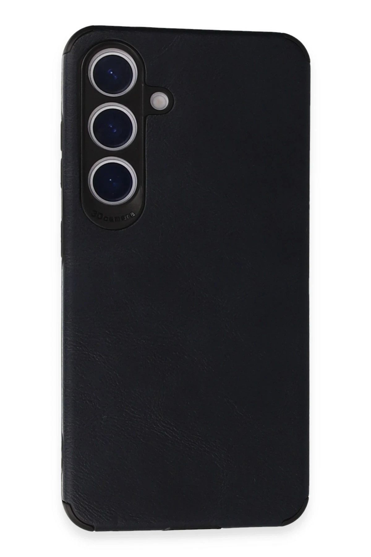NewFace Samsung Galaxy S24 Kılıf Loop Deri Silikon - Lacivert YNSMR