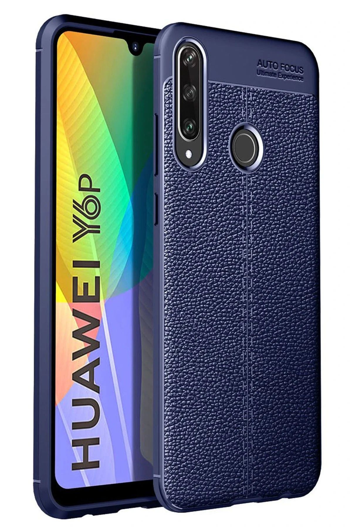 NewFace Huawei Y6P Kılıf Auto Focus Kapak - Lacivert BSTMY