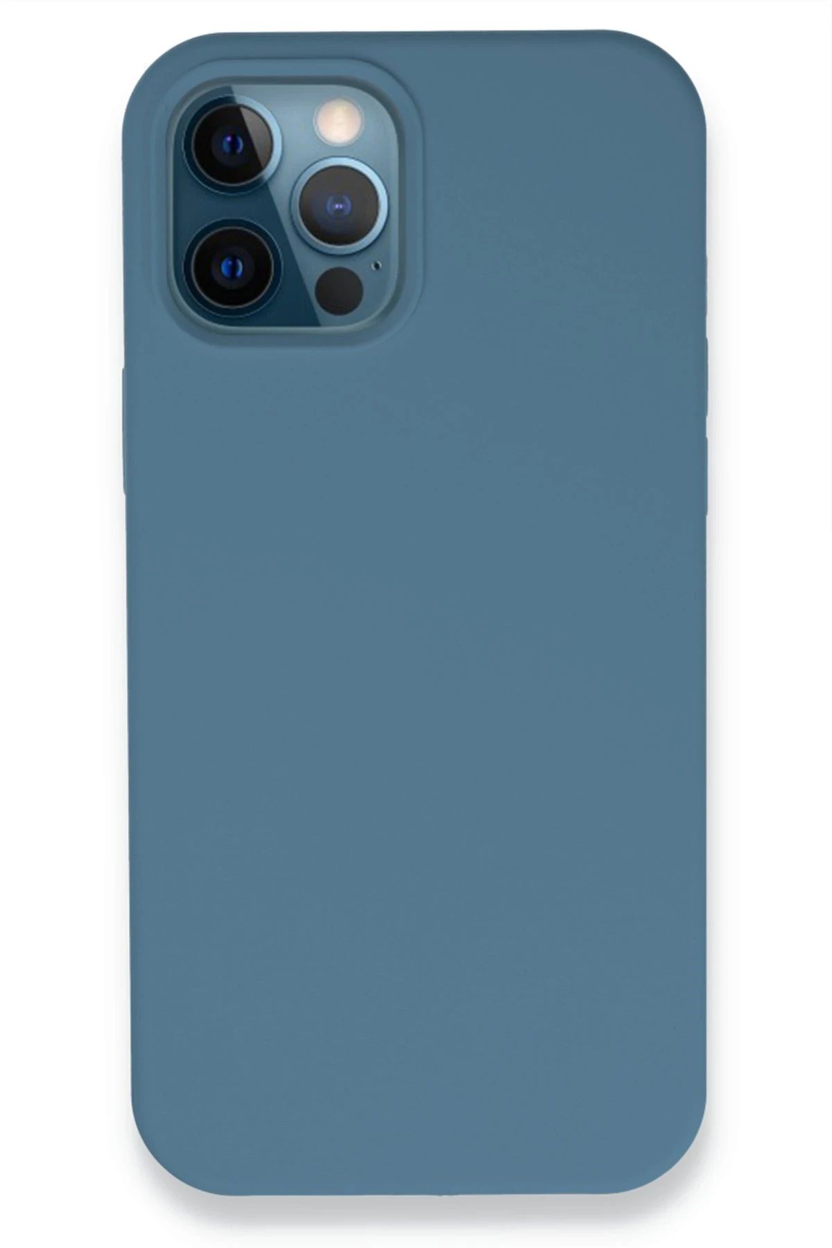 NewFace iPhone 12 Pro Kılıf Lansman Legant Silikon - Açık Mavi YNSMR