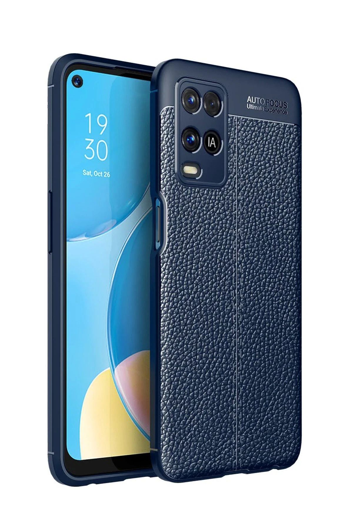 NewFace A54 4G Kılıf Auto Focus Kapak - Lacivert JOJUA