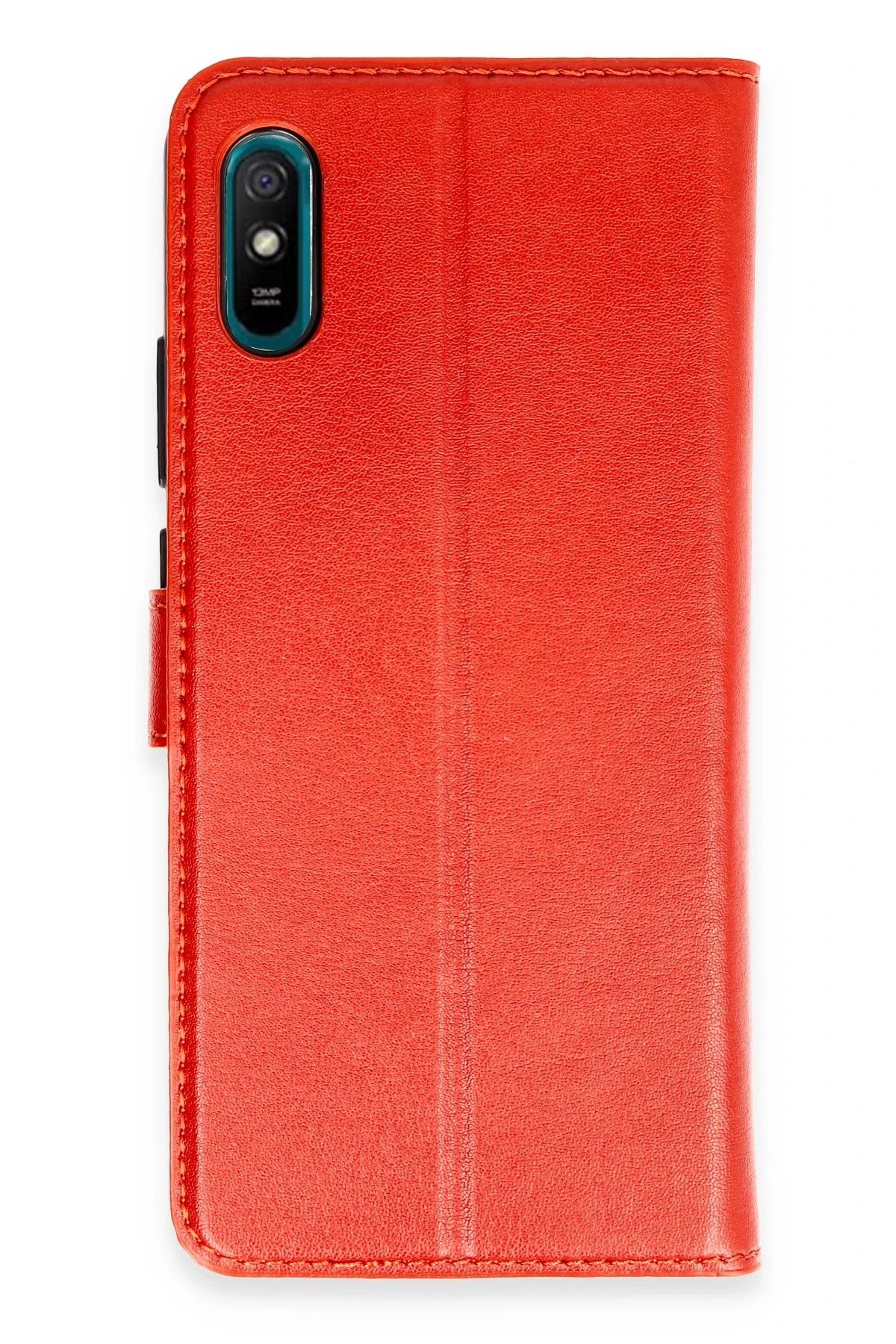 NewFace Xiaomi Redmi 9A Kılıf Trend S Plus Kapaklı Kılıf - Kırmızı BSTMY