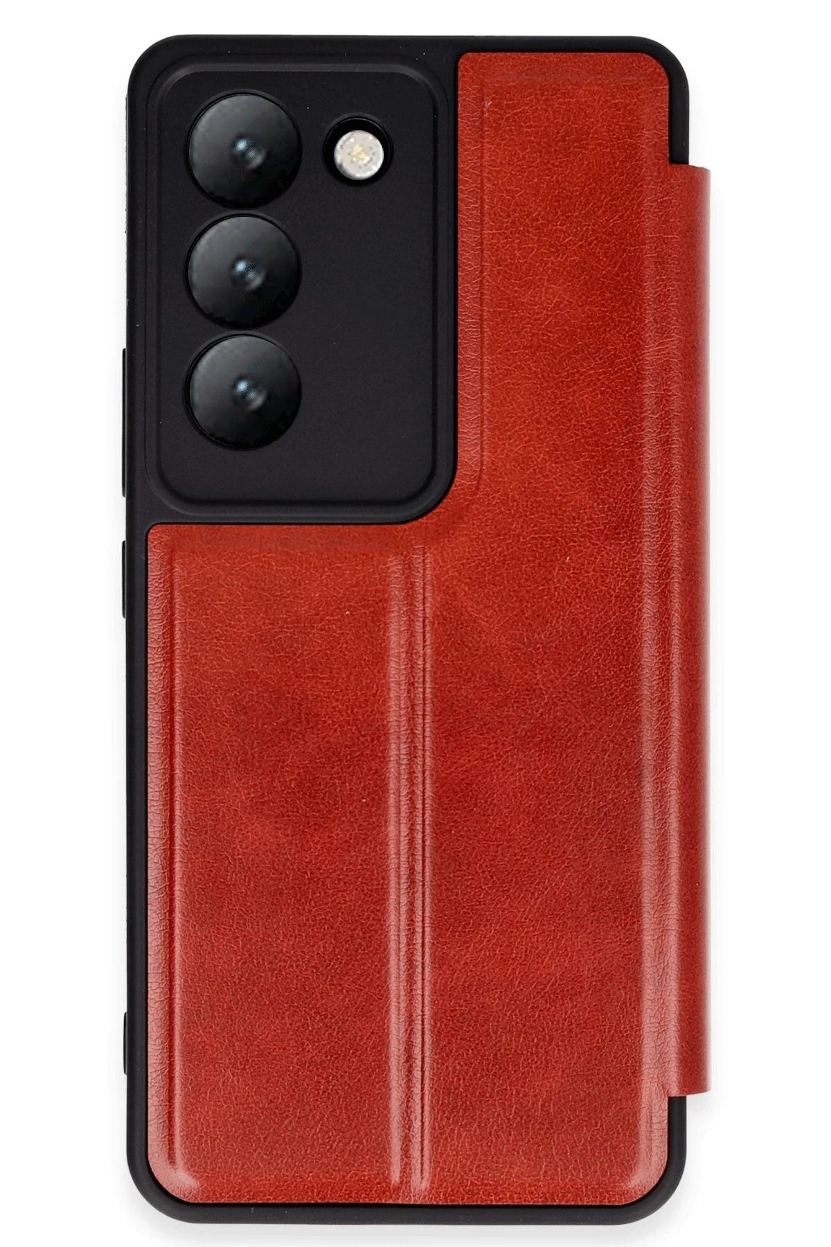 NewFace Vivo V30 Lite 4G Kılıf Flip Cover - Kırmızı HNZRN