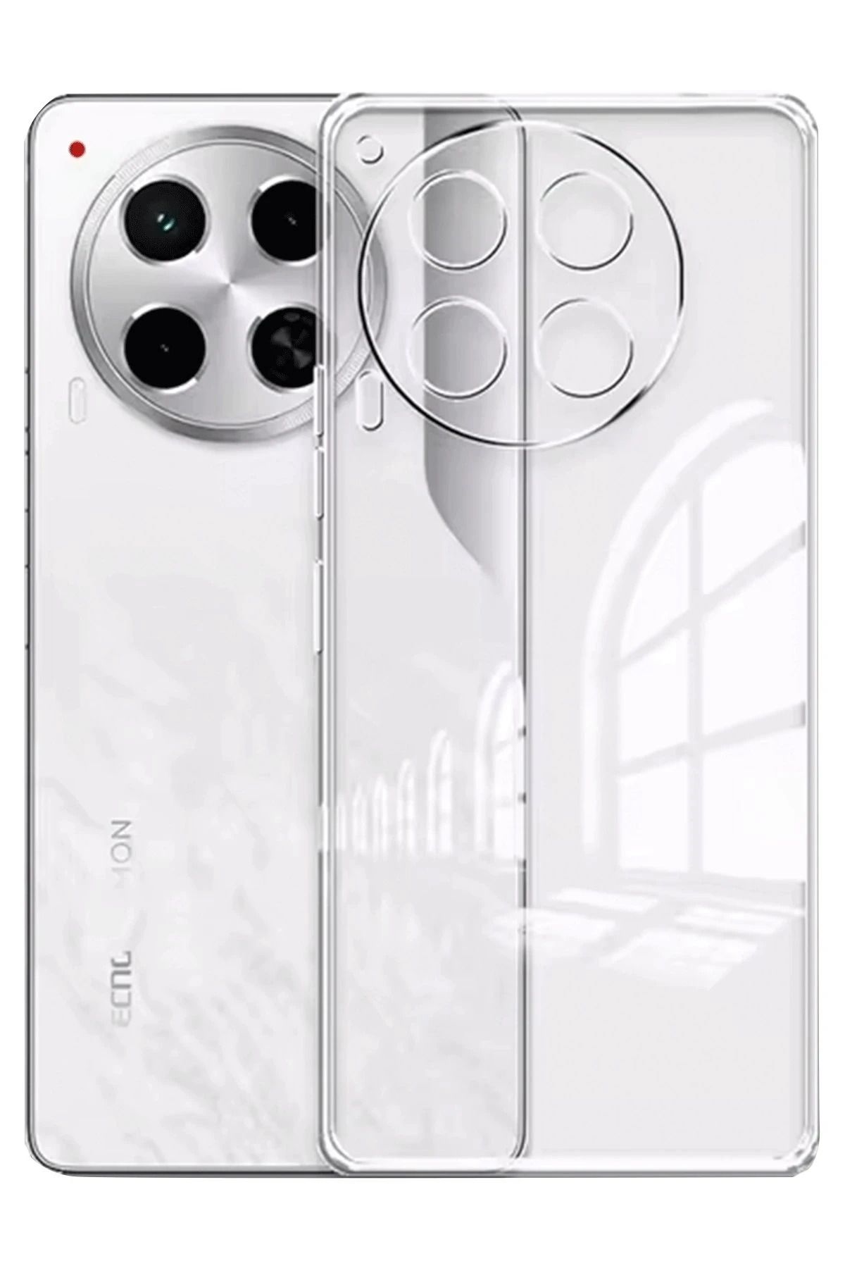 NewFace Tecno Camon 30 Kılıf Lüx Şeffaf Silikon BSTMY
