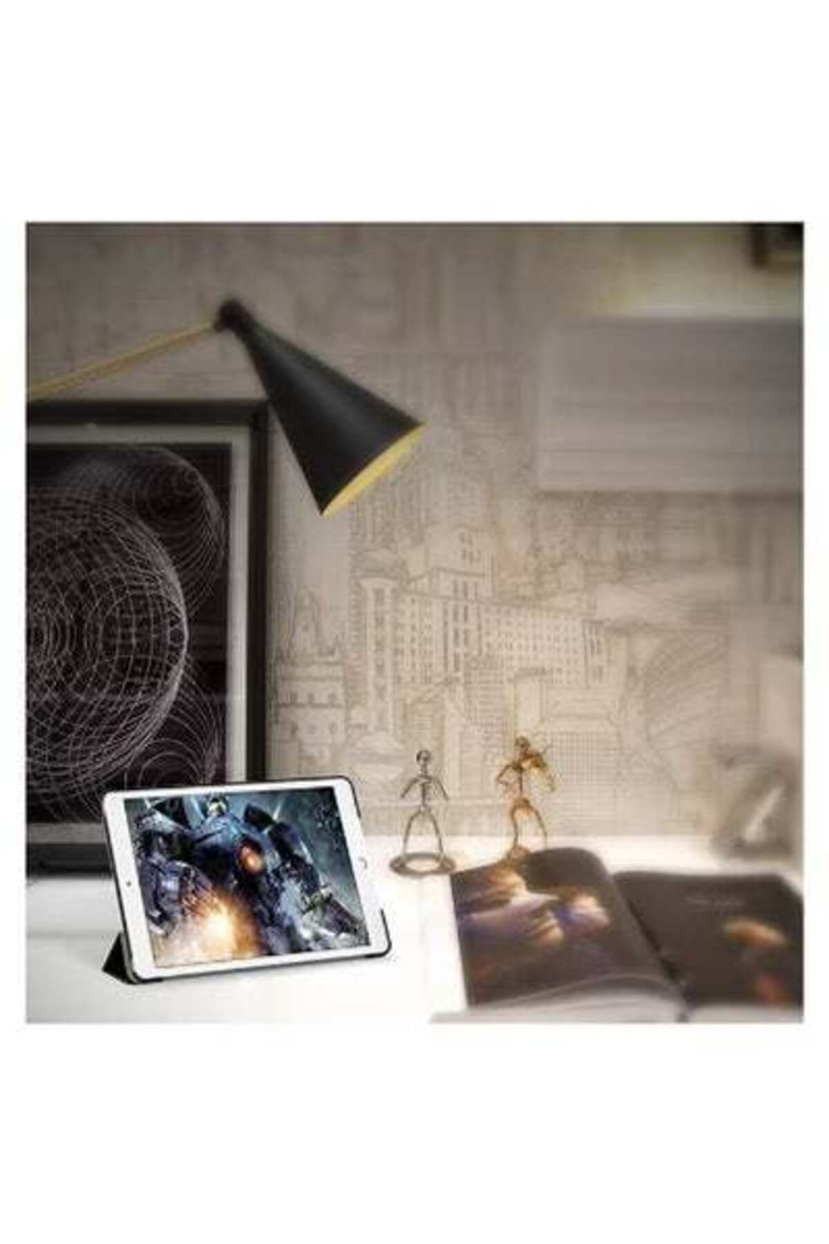 HALAMODO-Slim Stand Hard Back Shell Protective Cover Case For iPad 10.2 Inch 2021 Black 4