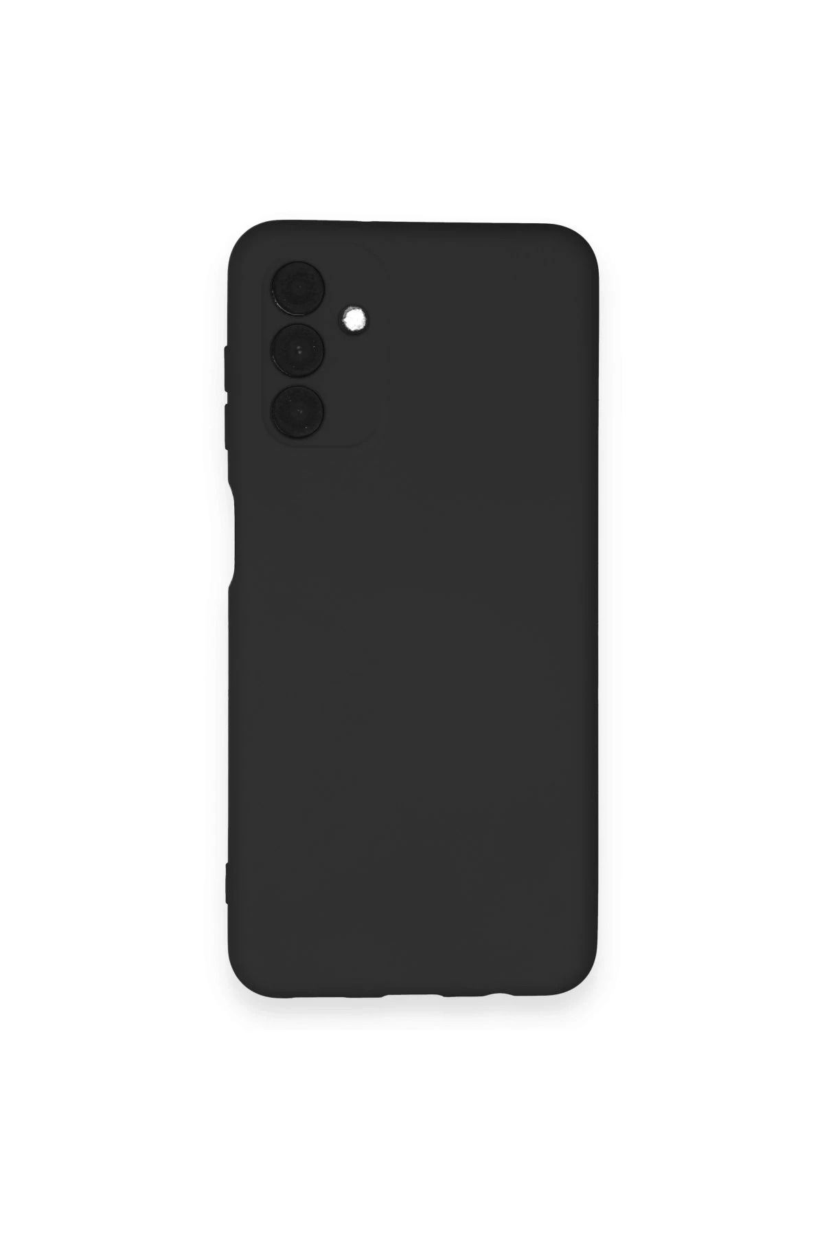 NewFace Samsung Galaxy A14 4G Kılıf Nano içi Kadife Silikon - Siyah YNSMR
