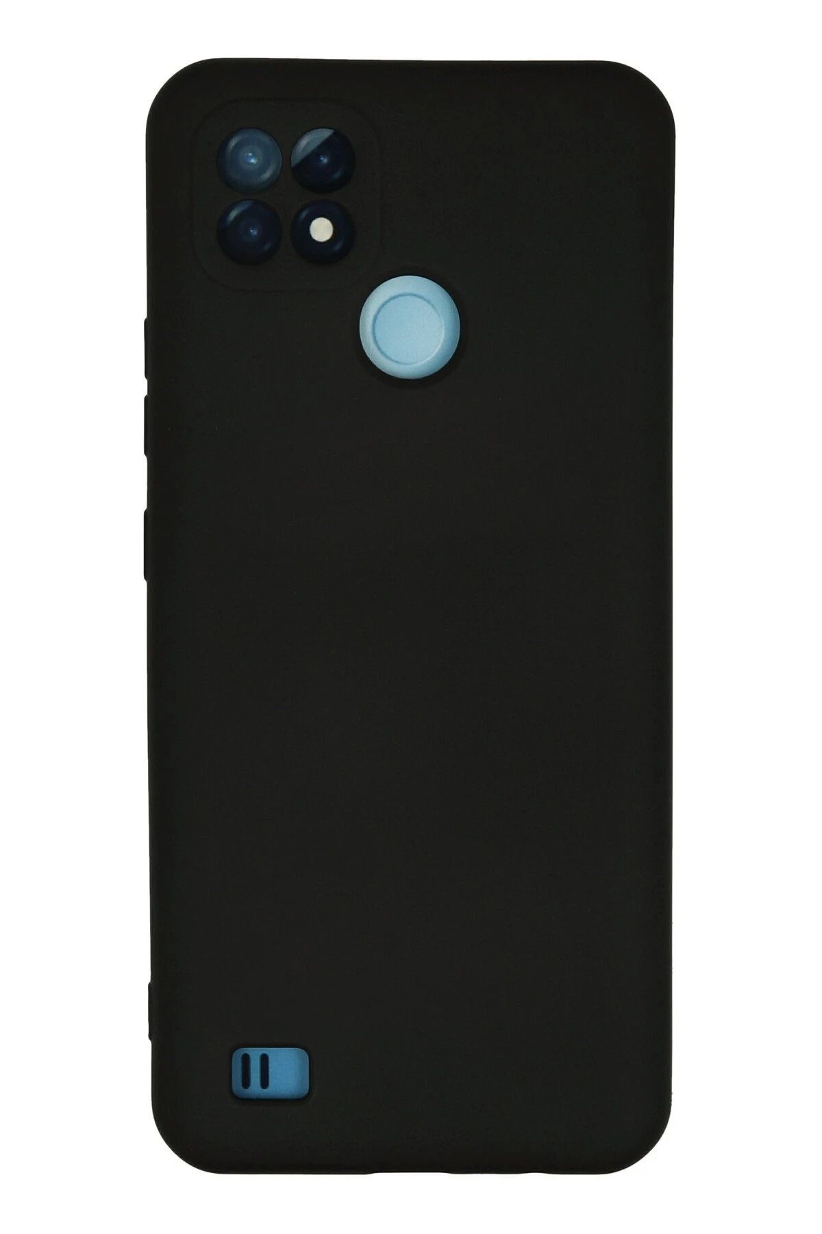 NewFace Realme C21 Kılıf Nano içi Kadife Silikon - Siyah JOJUA