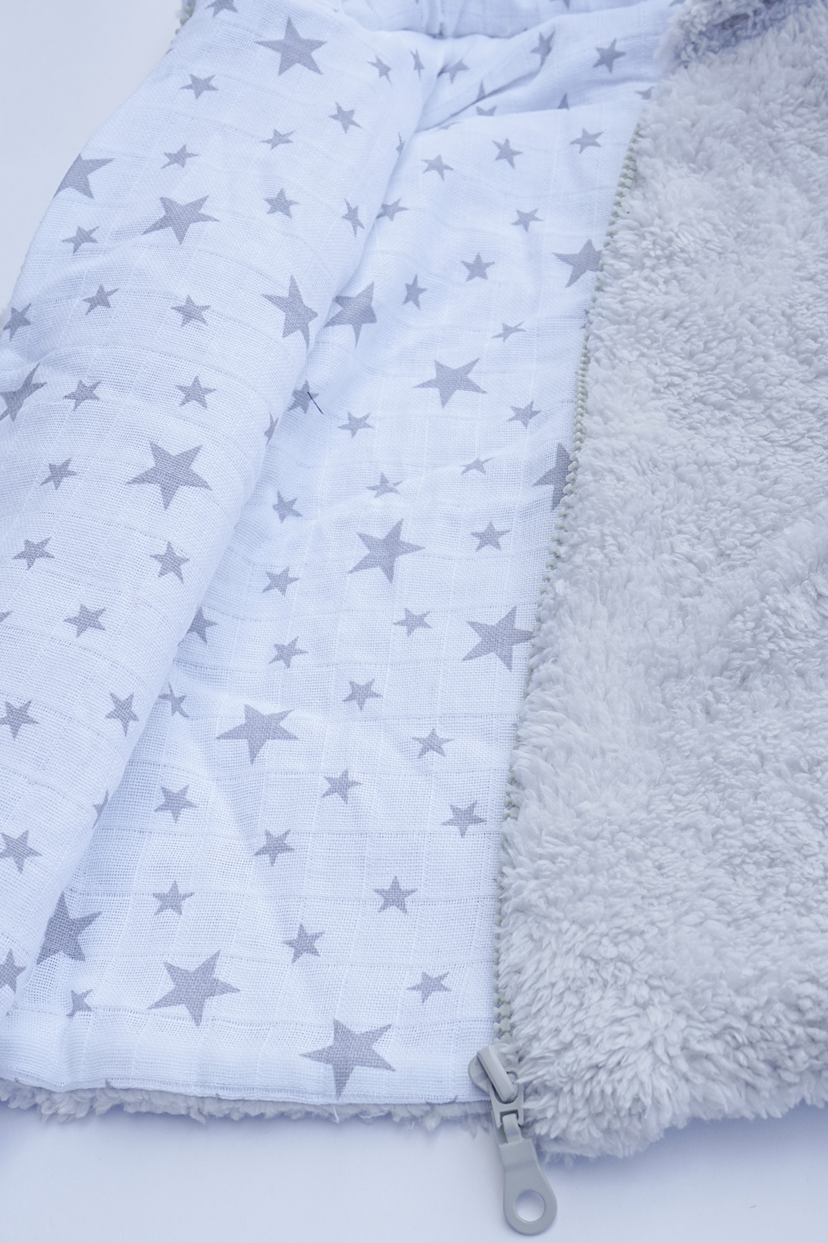 ipek atlas Kız Erkek Bebek Ve Çocuk Müslin Astarlı Fermuarlı Peluş Mont fotoğrafı 4 (önizleme)