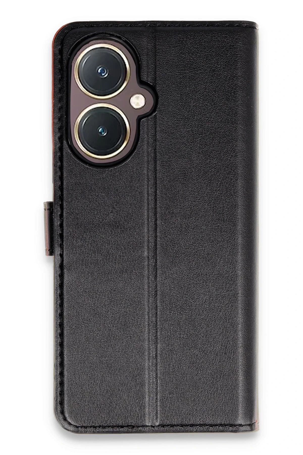 NewFace Vivo Y27 Kılıf Trend S Plus Kapaklı Kılıf - Siyah YNSMR