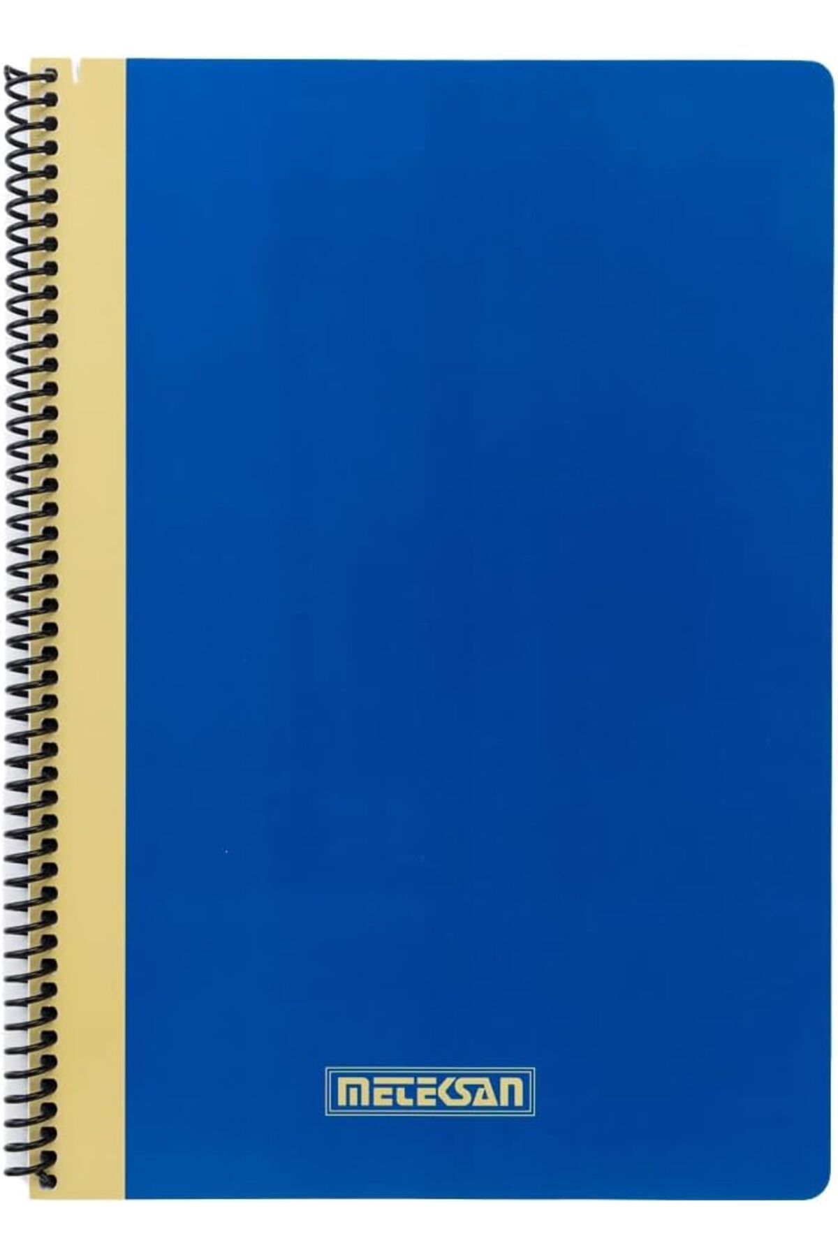 STOREMAX Pruva Ofis Serisi, A4 100 Yaprak Kareli Karton Kapaklı Pet Spiralli Defter, Mavi TrendBazaar 10575