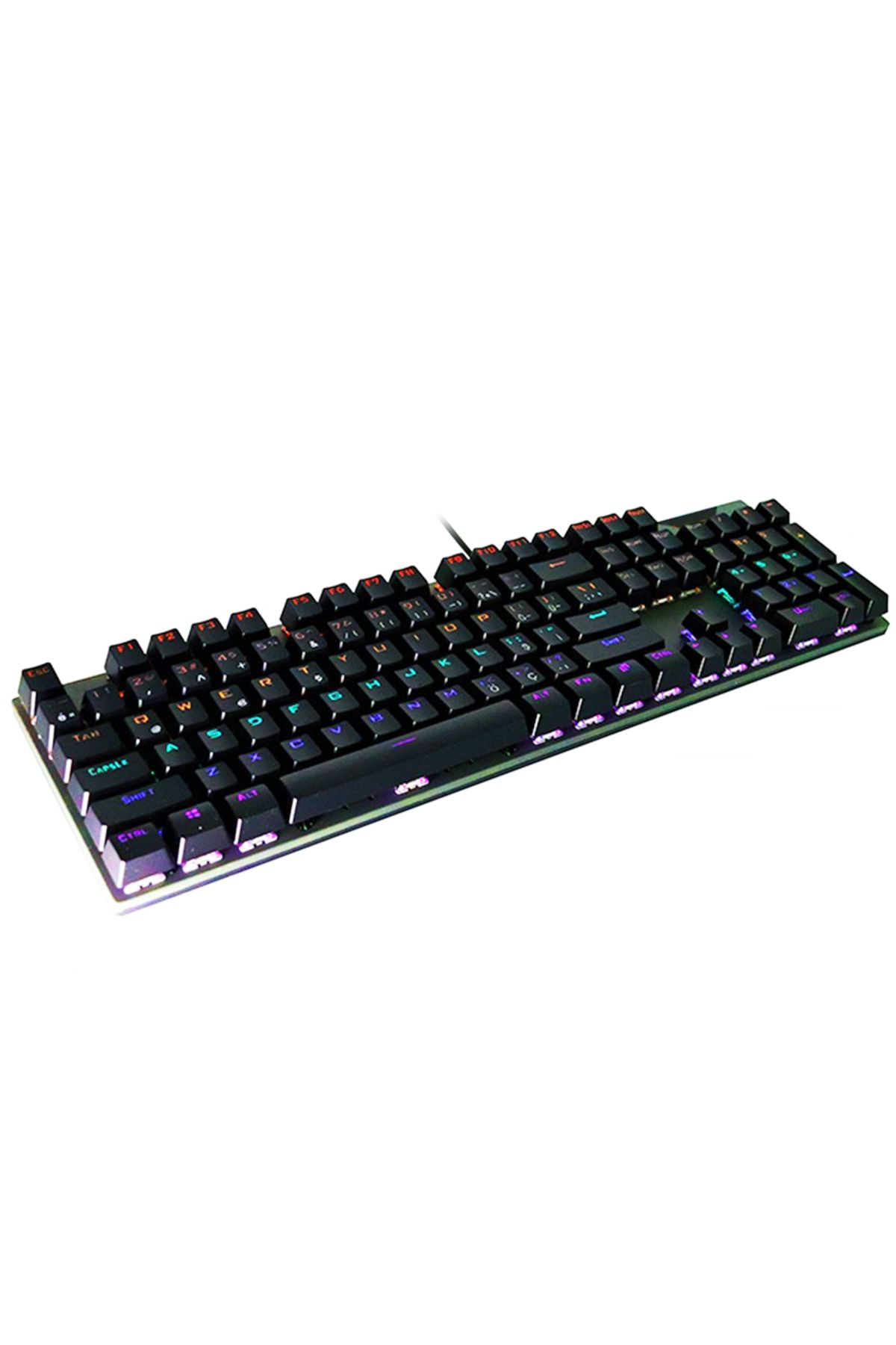 Auris KG10 RGB Işıklı Mekanik Kablolu Klavye